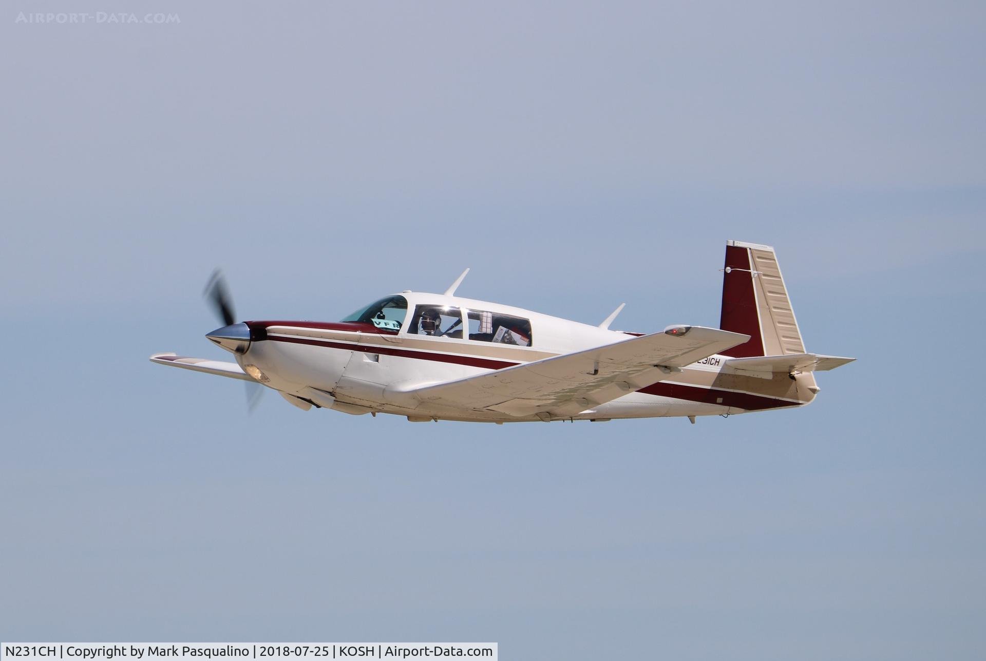 N231CH, 1979 Mooney M20K C/N 25-0053, Mooney M20K