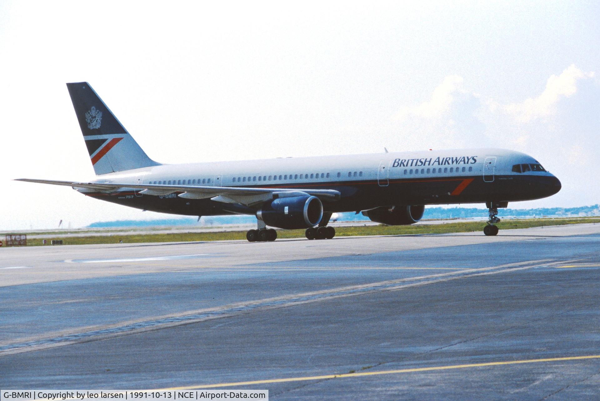G-BMRI, 1989 Boeing 757-236 C/N 24267, Nice 13.10.1991