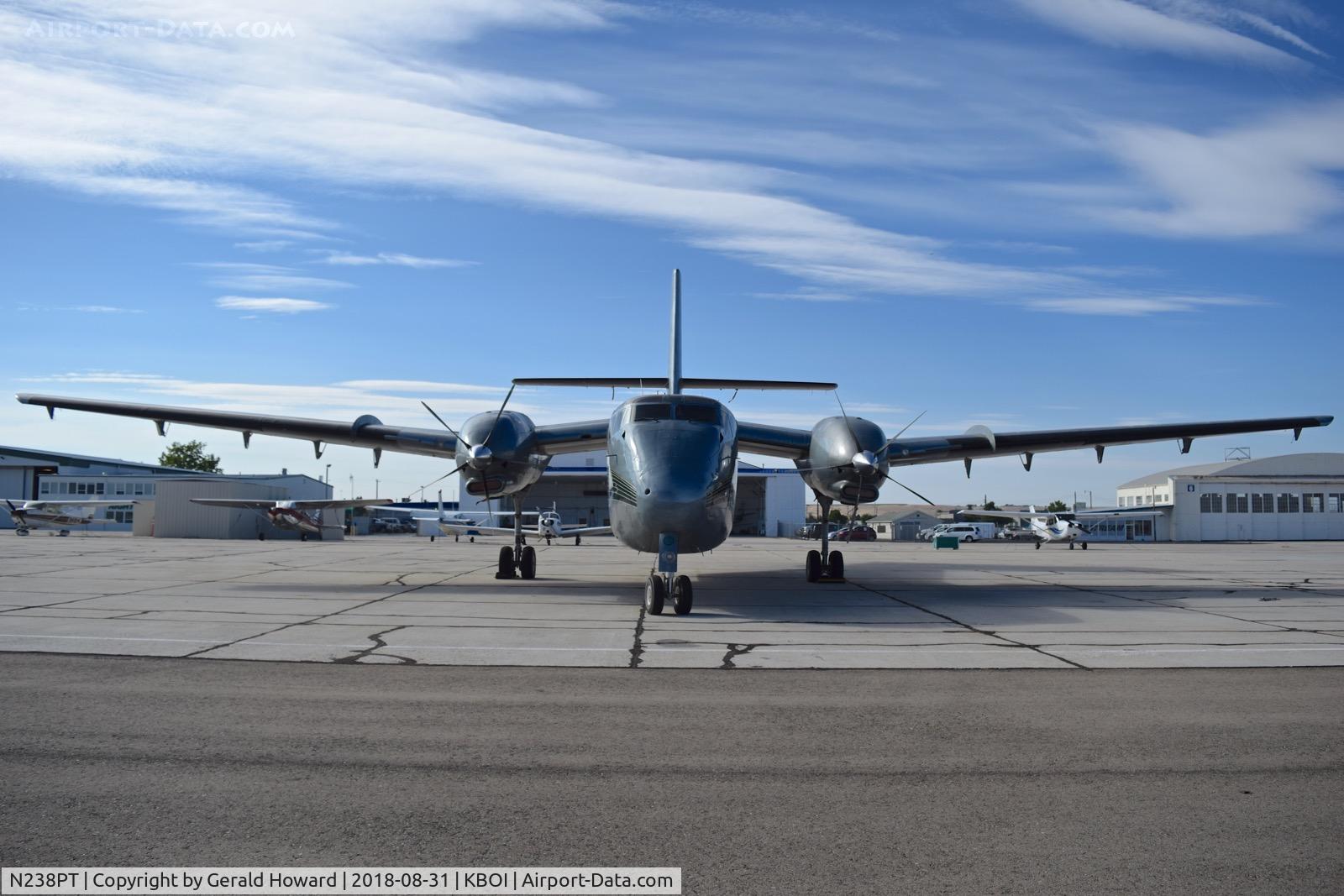 N238PT, 1965 De Havilland Canada DHC-4A Caribou C/N 238, Parked on the south GA ramp.