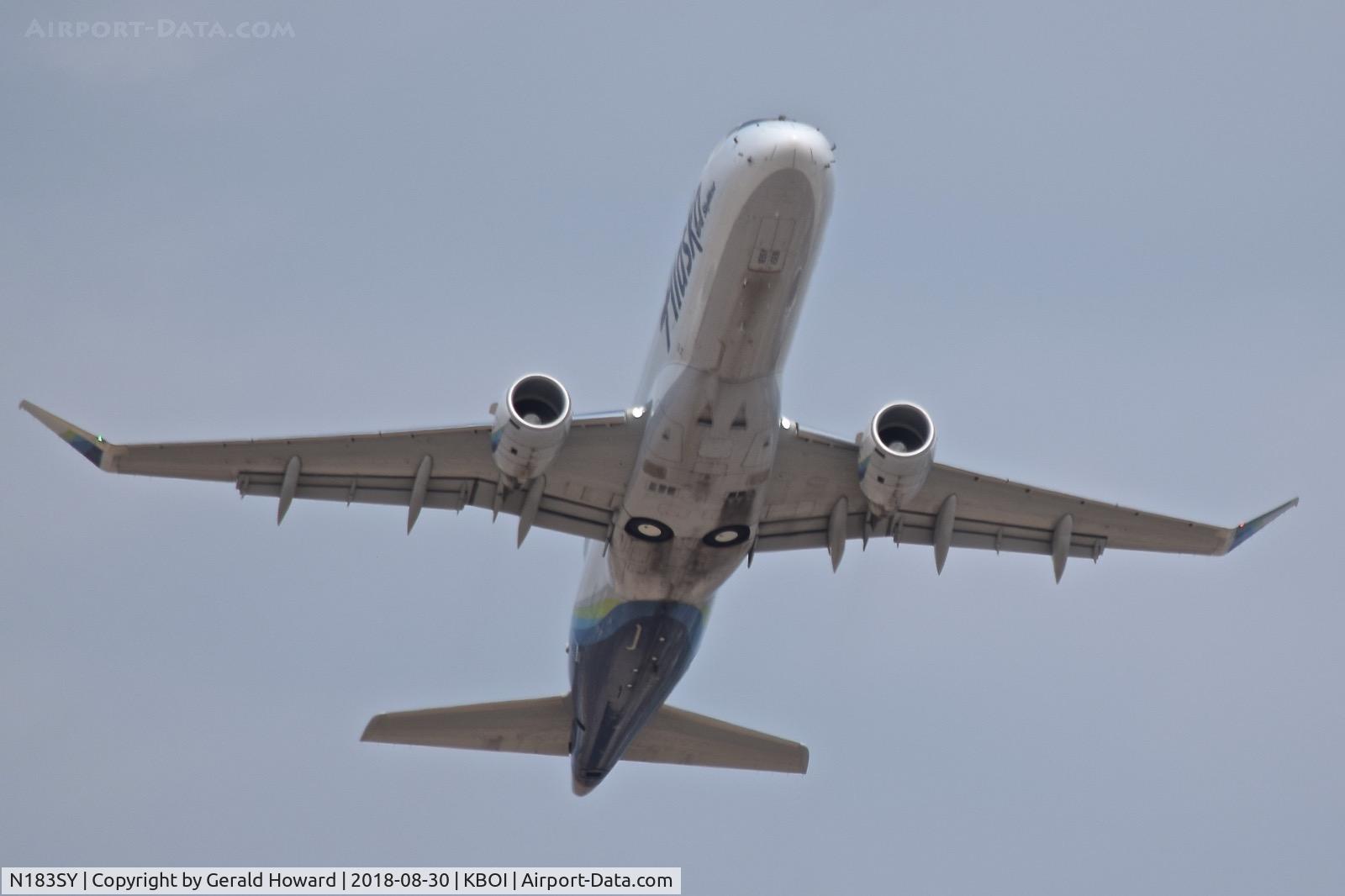 N183SY, 2016 Embraer 175LR (ERJ-170-200LR) C/N 17000589, Climb out from RWY 10L
