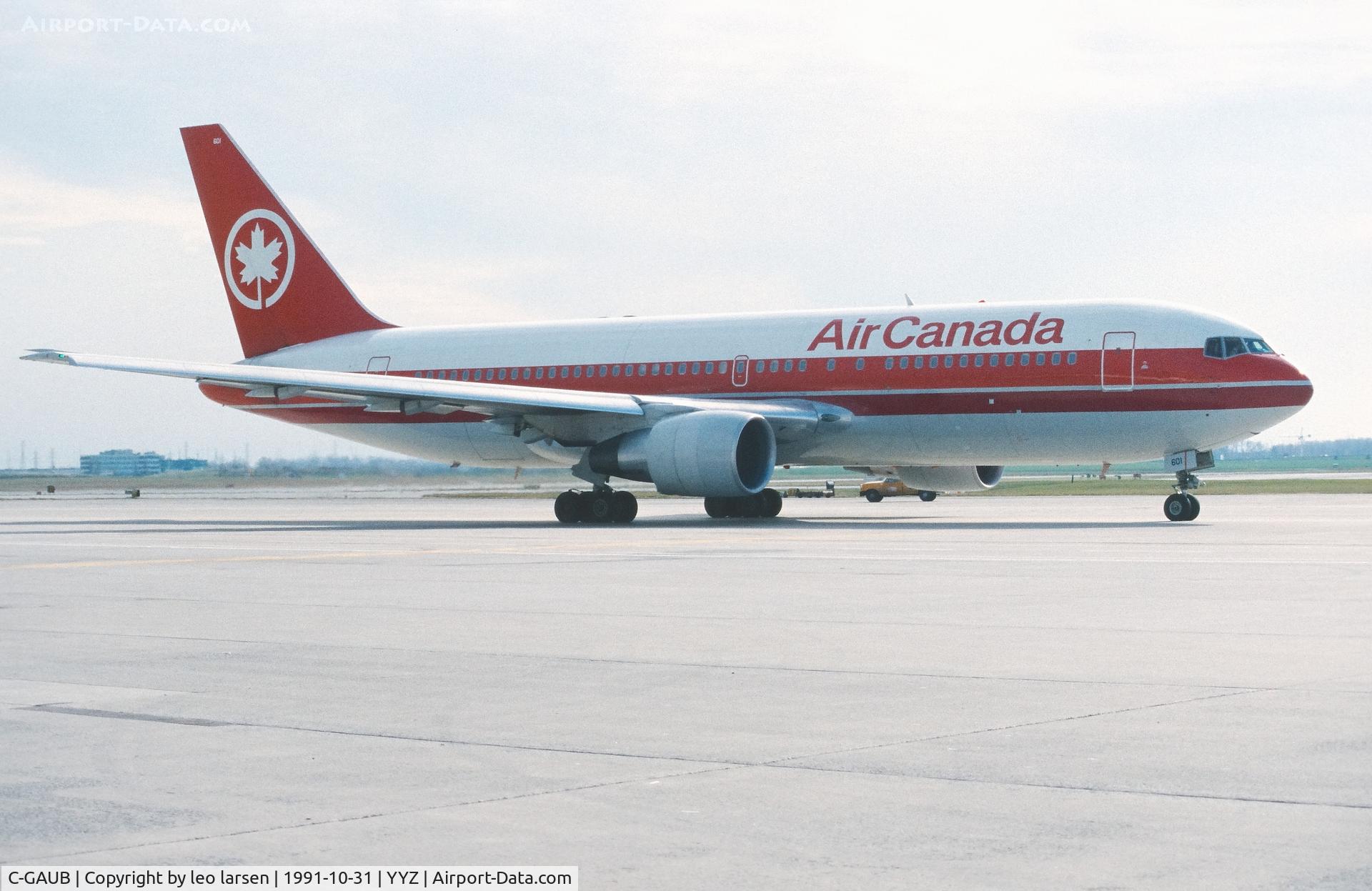 C-GAUB, 1982 Boeing 767-233 C/N 22517, Toronto 31.10.1991