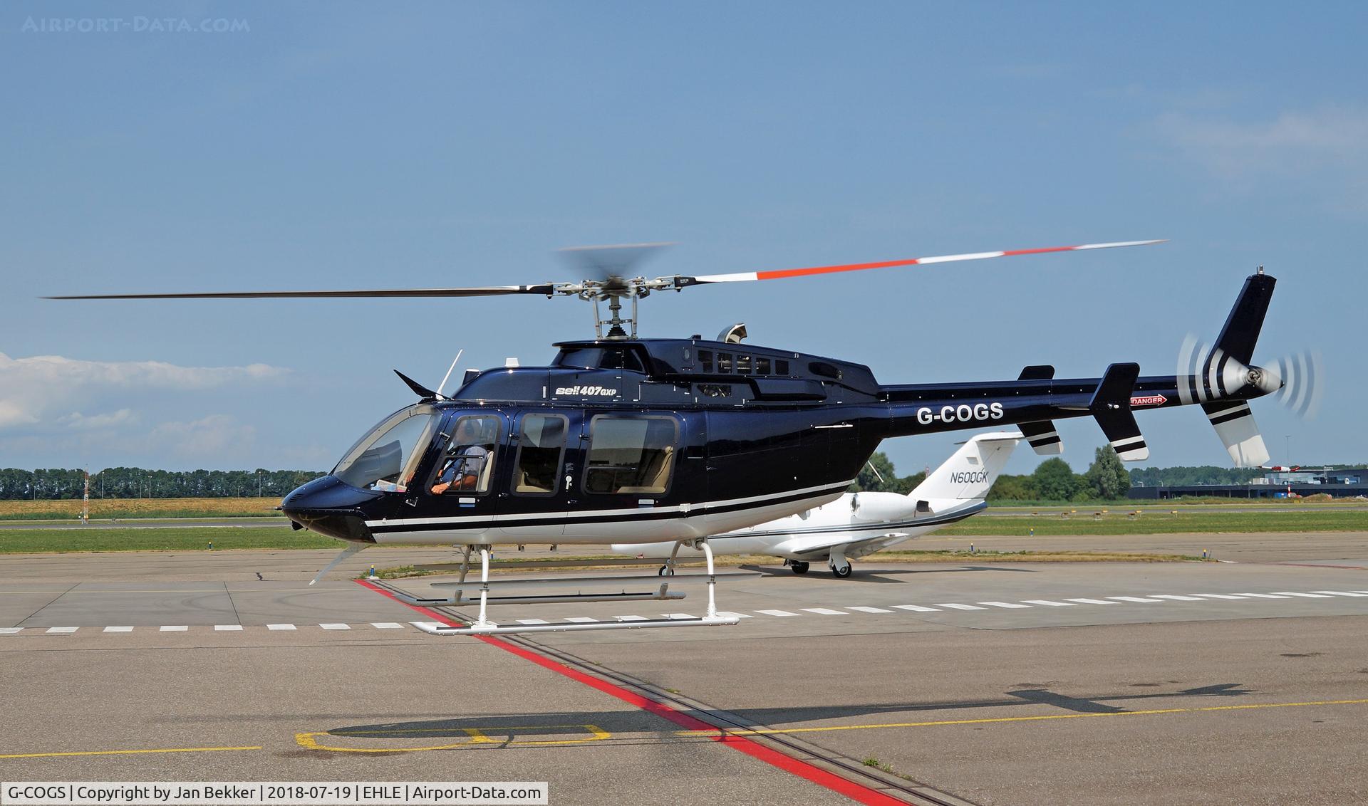 G-COGS, 2016 Bell 407 C/N 54636, Lelystad Airport
