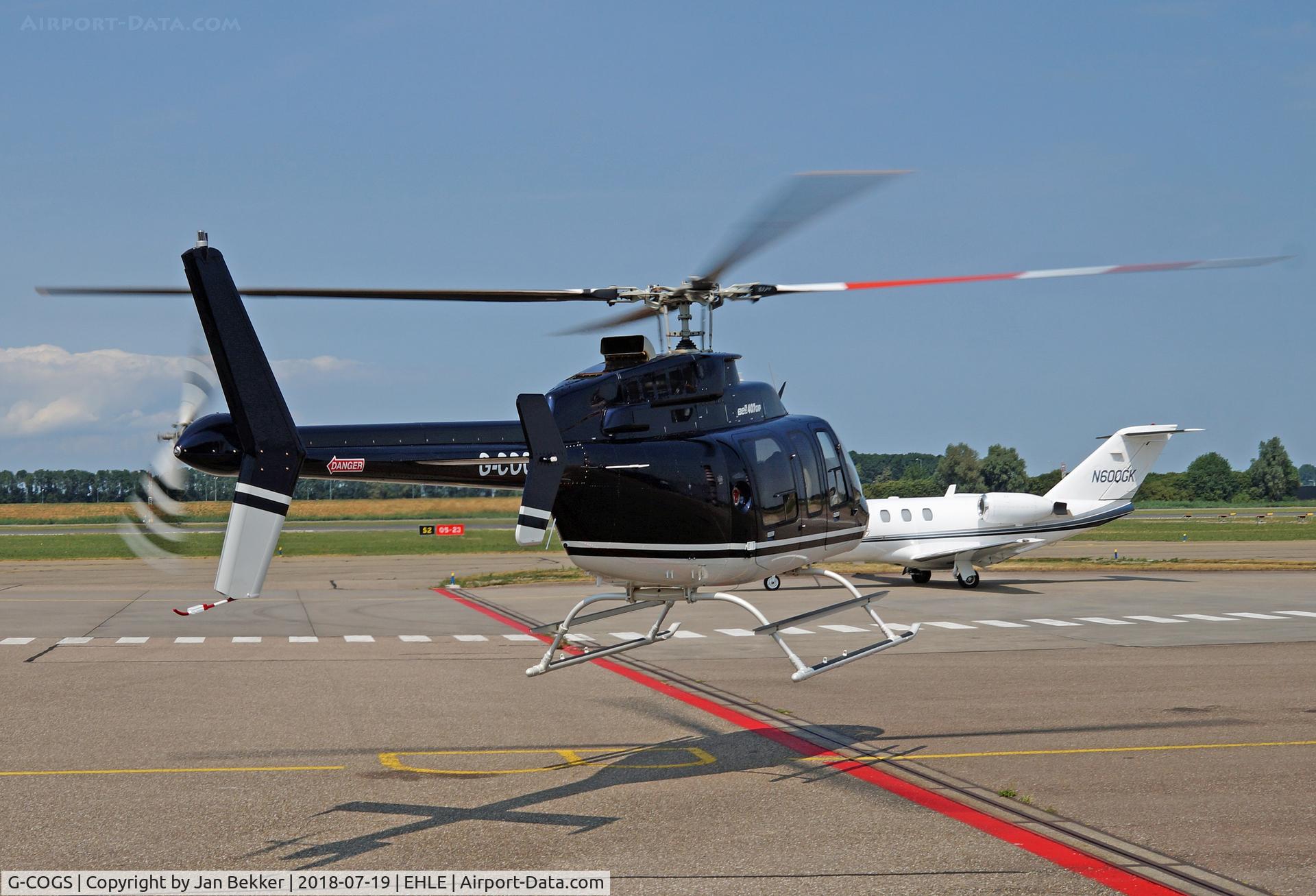 G-COGS, 2016 Bell 407 C/N 54636, Lelystad Airport