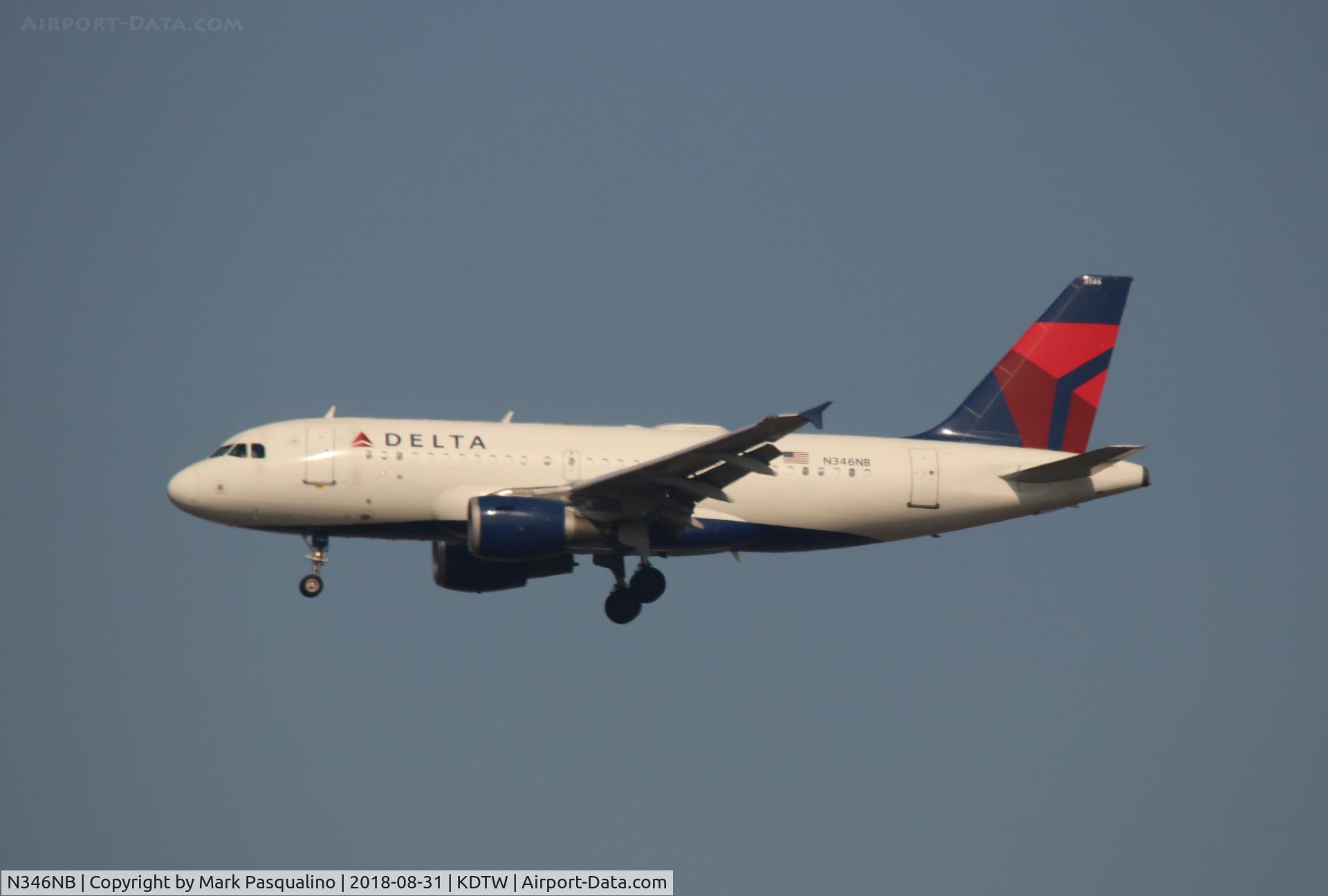 N346NB, 2002 Airbus A319-114 C/N 1796, Airbus A319-114