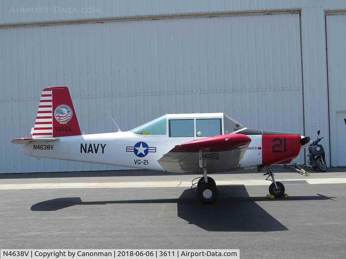 N4638V, 1978 Varga 2150A Kachina C/N VAC-93-78, Parked