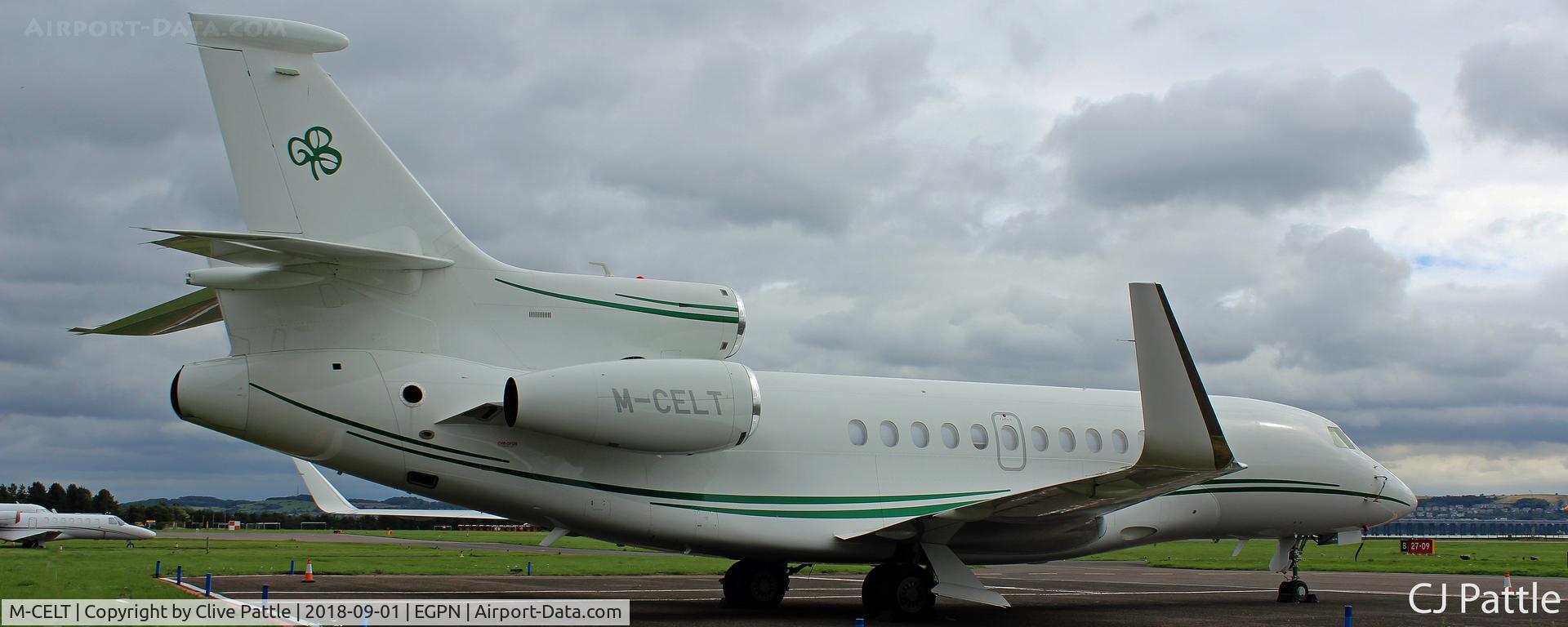 M-CELT, 2011 Dassault Falcon 7X C/N 110, Parked at Dundee