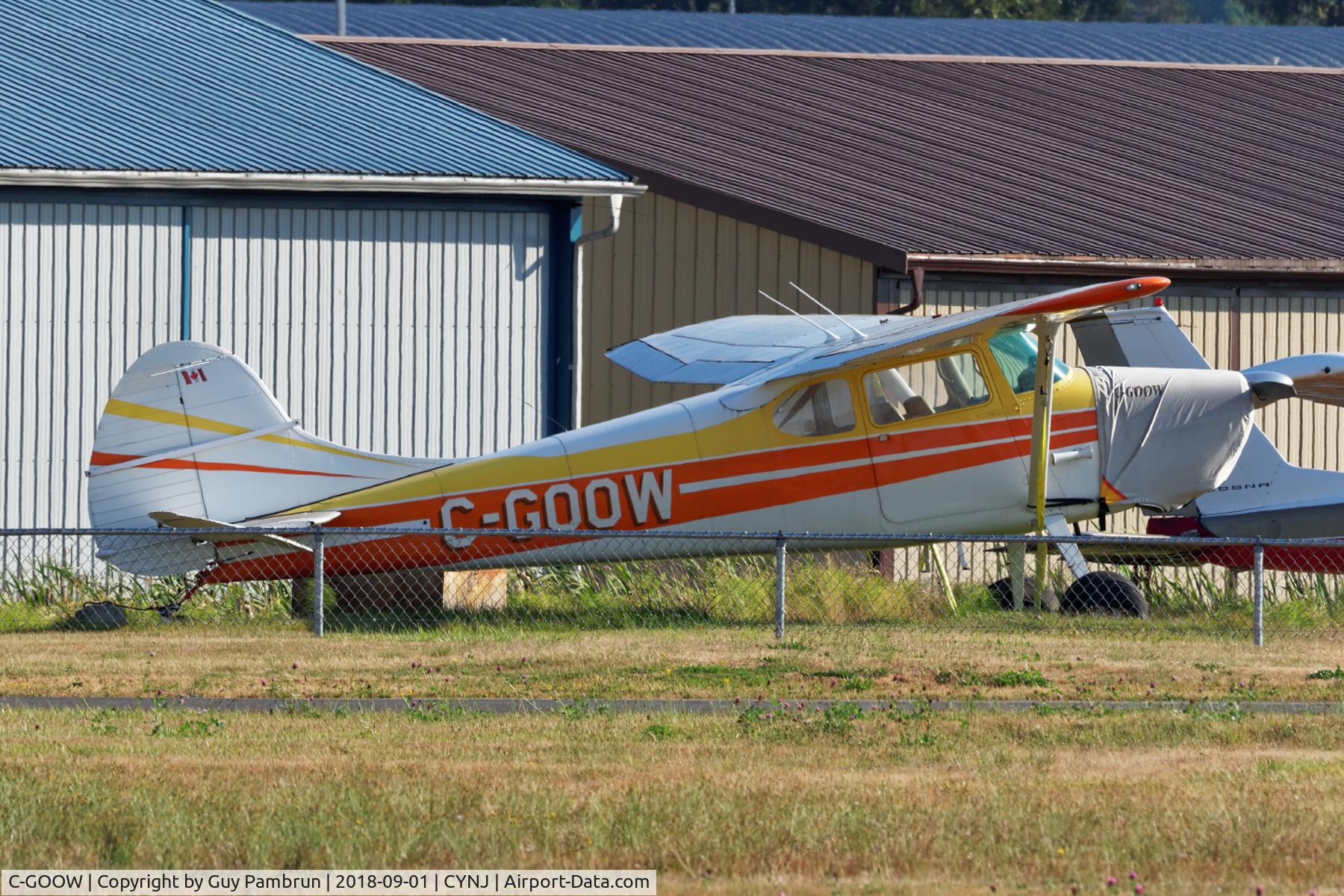 C-GOOW, 1952 Cessna 170B C/N 20420, Tied down