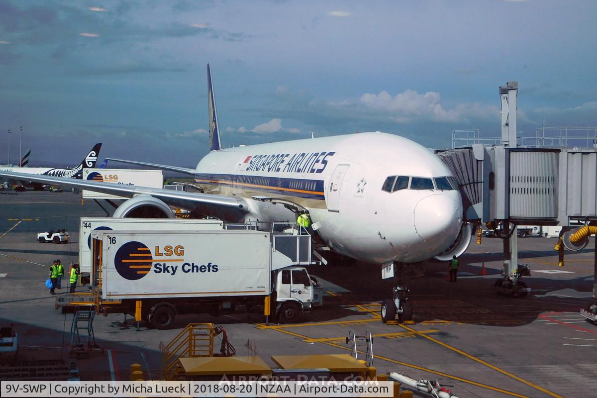 9V-SWP, 2008 Boeing 777-312/ER C/N 34581, Just arrived from SIN