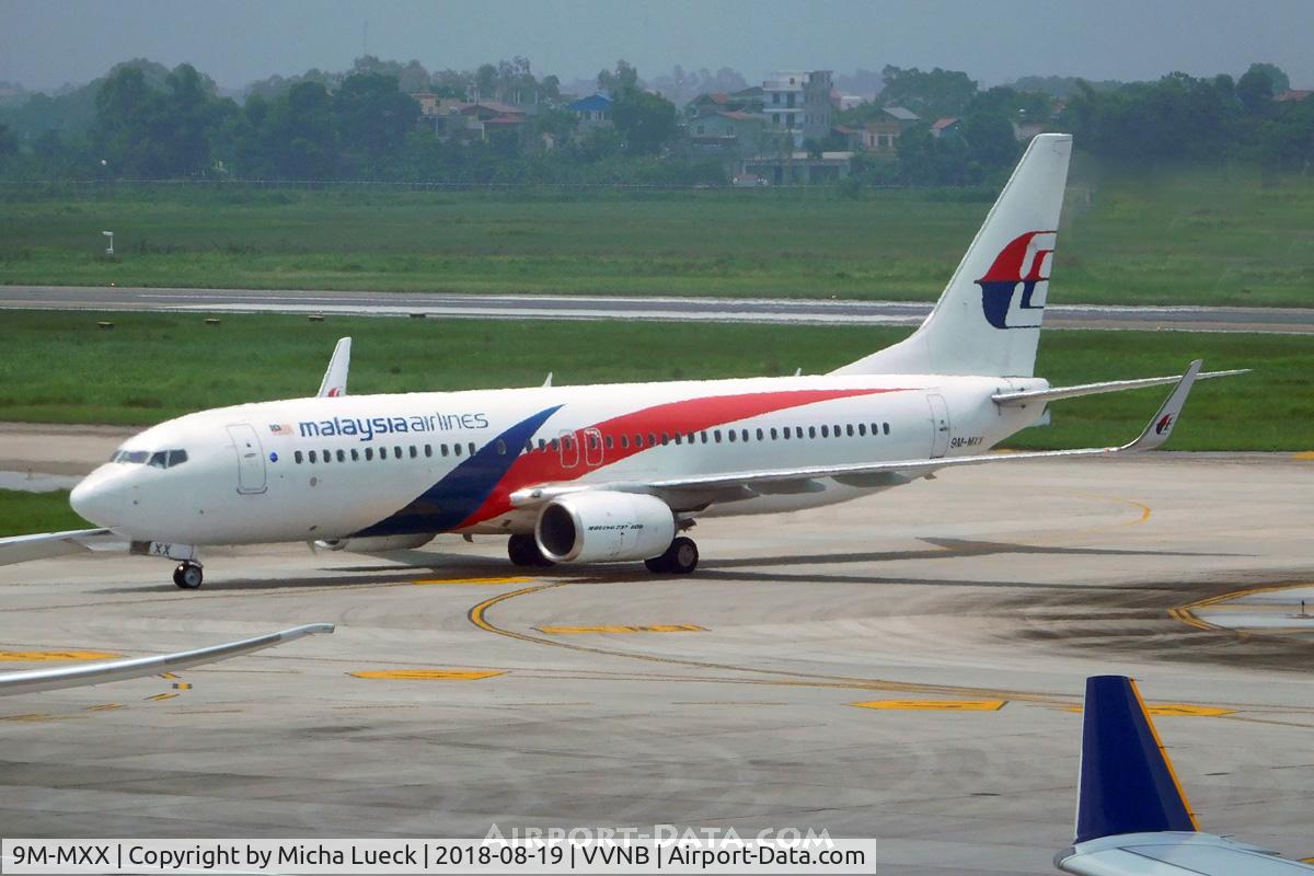 9M-MXX, 2014 Boeing 737-8H6 C/N 40161, At Hanoi