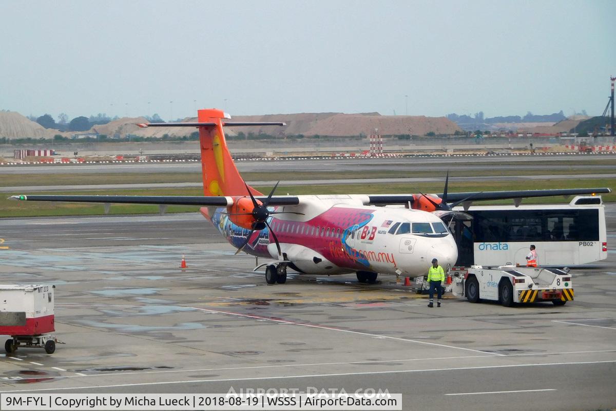 9M-FYL, 2011 ATR 72-212A C/N 948, At Changi
