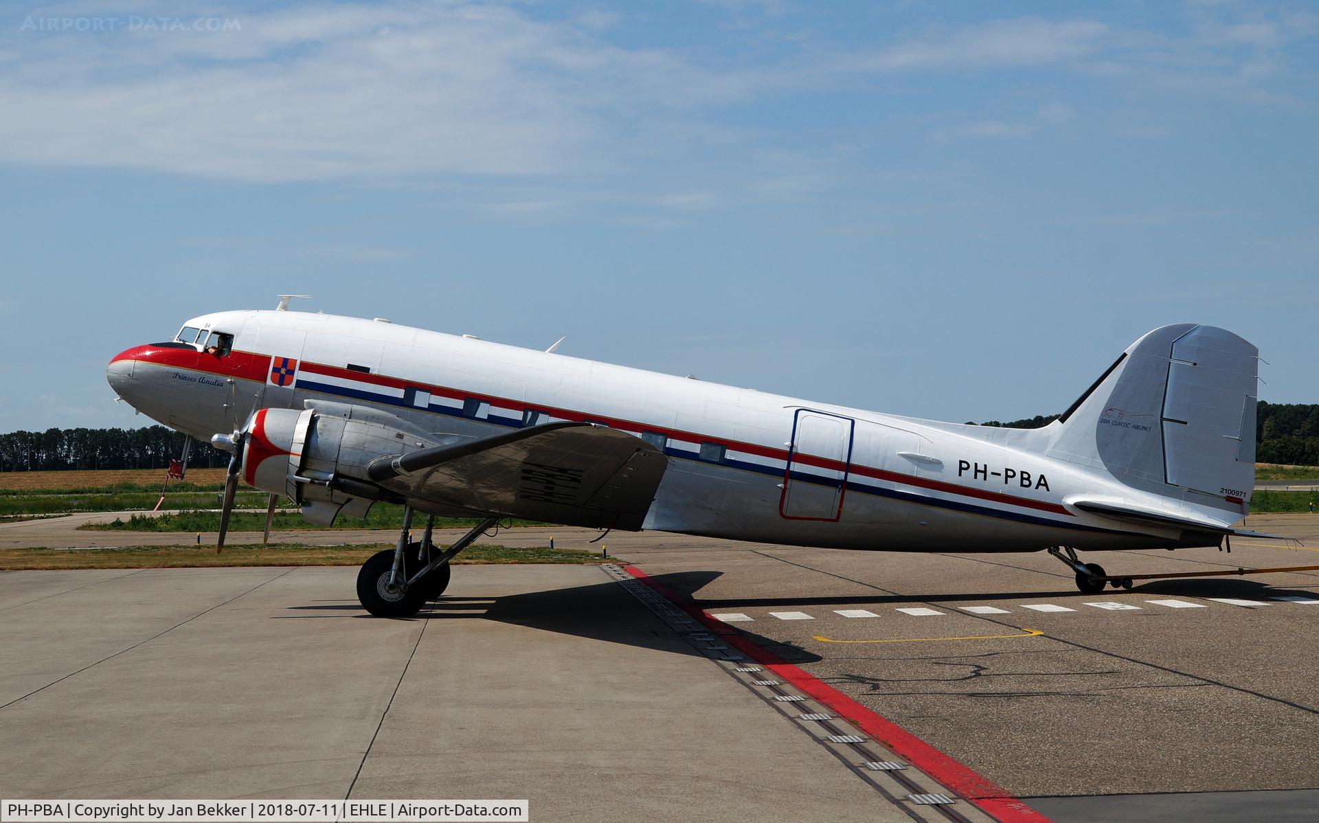 PH-PBA, 1943 Douglas DC-3C-S1C3G (C-47A-75-DL) C/N 19434, Lelystad Airport