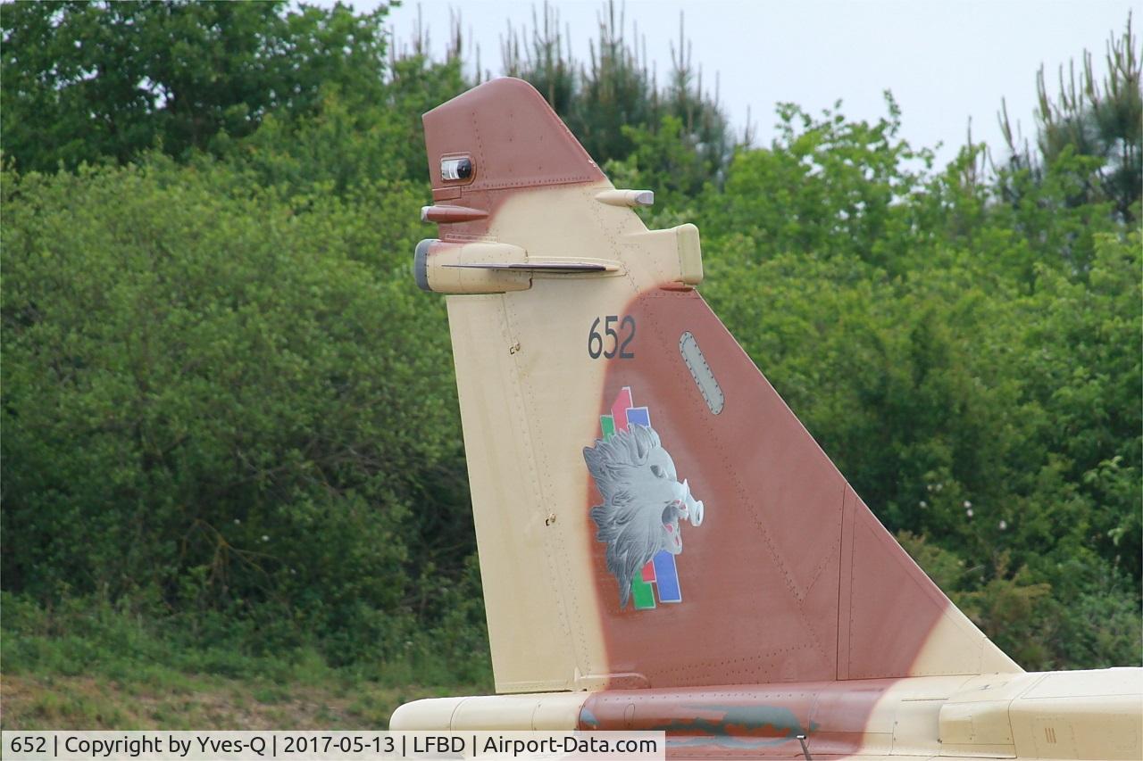 652, Dassault Mirage 2000D C/N 507, Dassault Mirage 2000D, Tail close up view, Bordeaux-Mérignac Air Base 106 (LFBD-BOD) Open day 2017