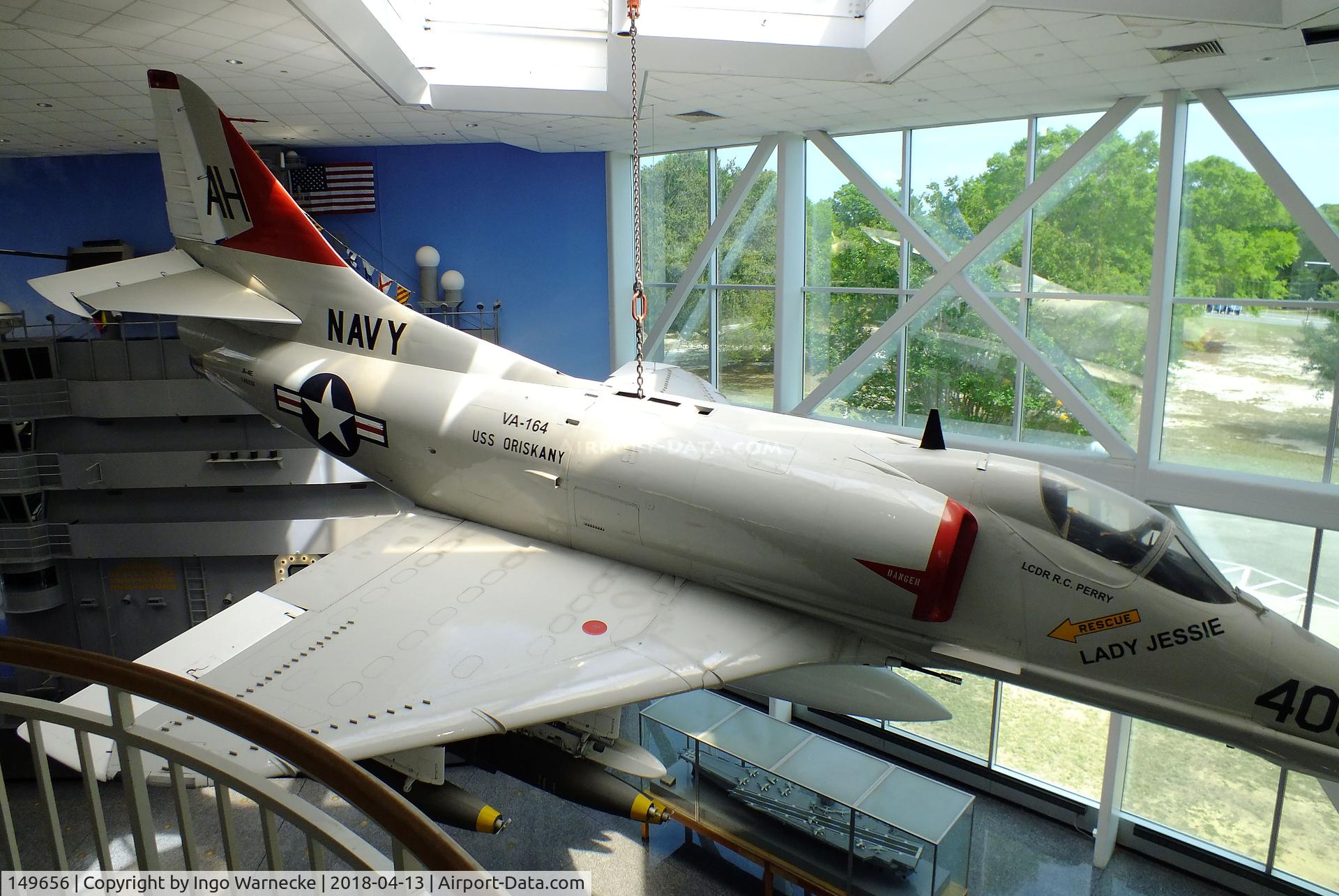 149656, Douglas A-4E Skyhawk C/N 12980, Douglas A-4E Skyhawk at the NMNA, Pensacola