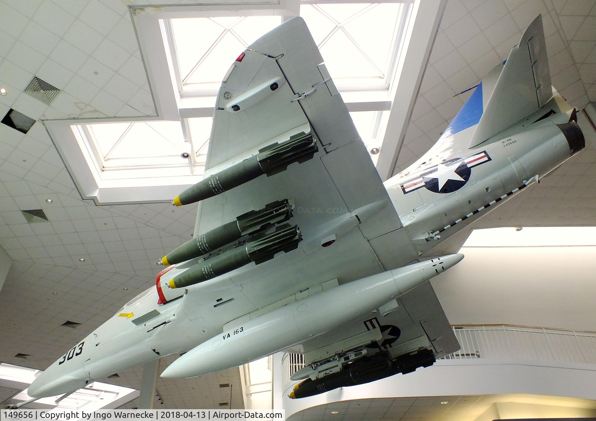 149656, Douglas A-4E Skyhawk C/N 12980, Douglas A-4E Skyhawk at the NMNA, Pensacola