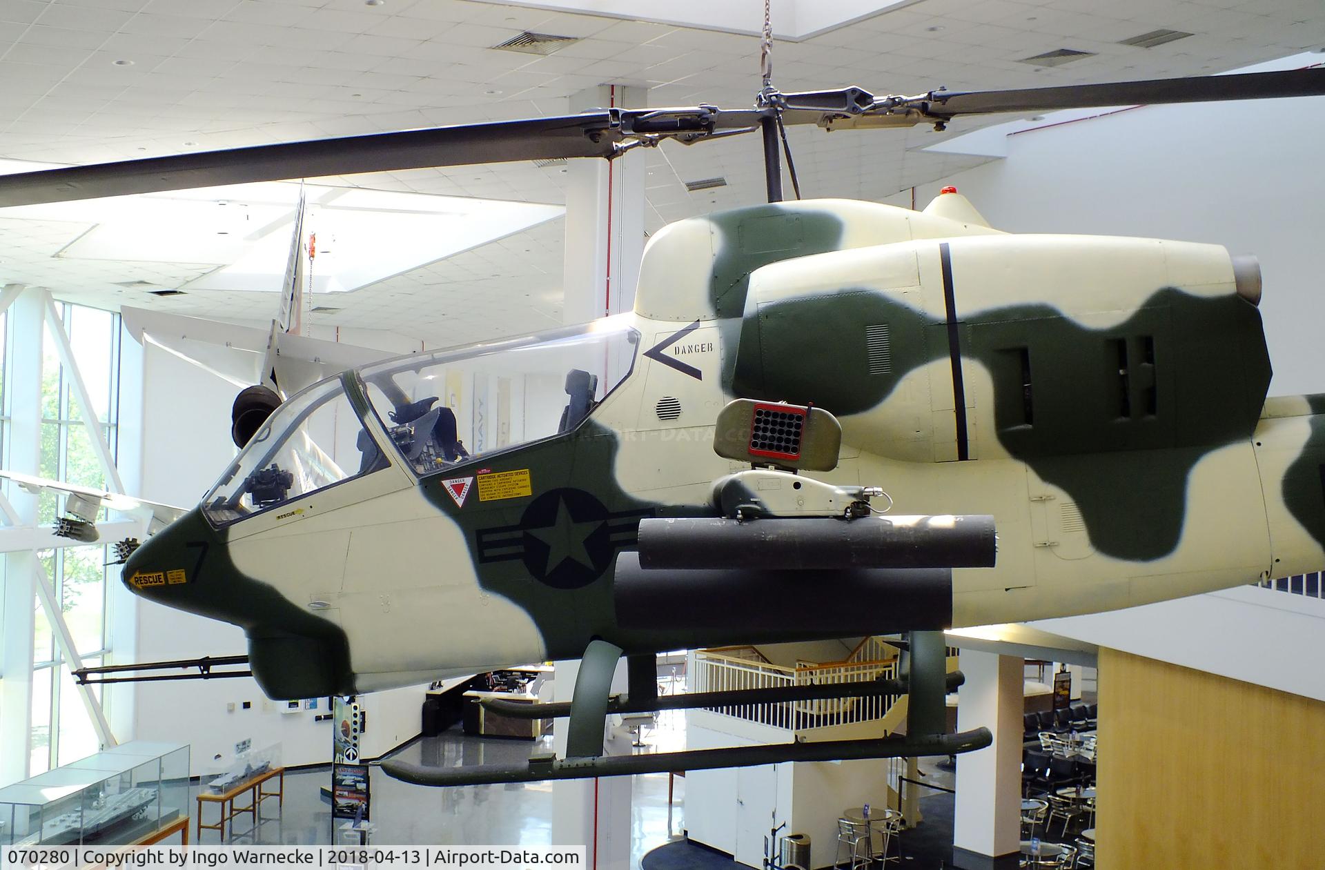 070280, Bell AH-1J Sea Cobra C/N composite airframe, Bell AH-1J Sea Cobra at the NMNA, Pensacola