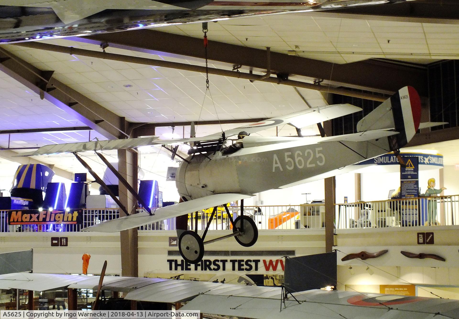 A5625, Hanriot HD-1 Replica C/N Not found A5625, Hanriot HD-1 replica at the NMNA, Pensacola