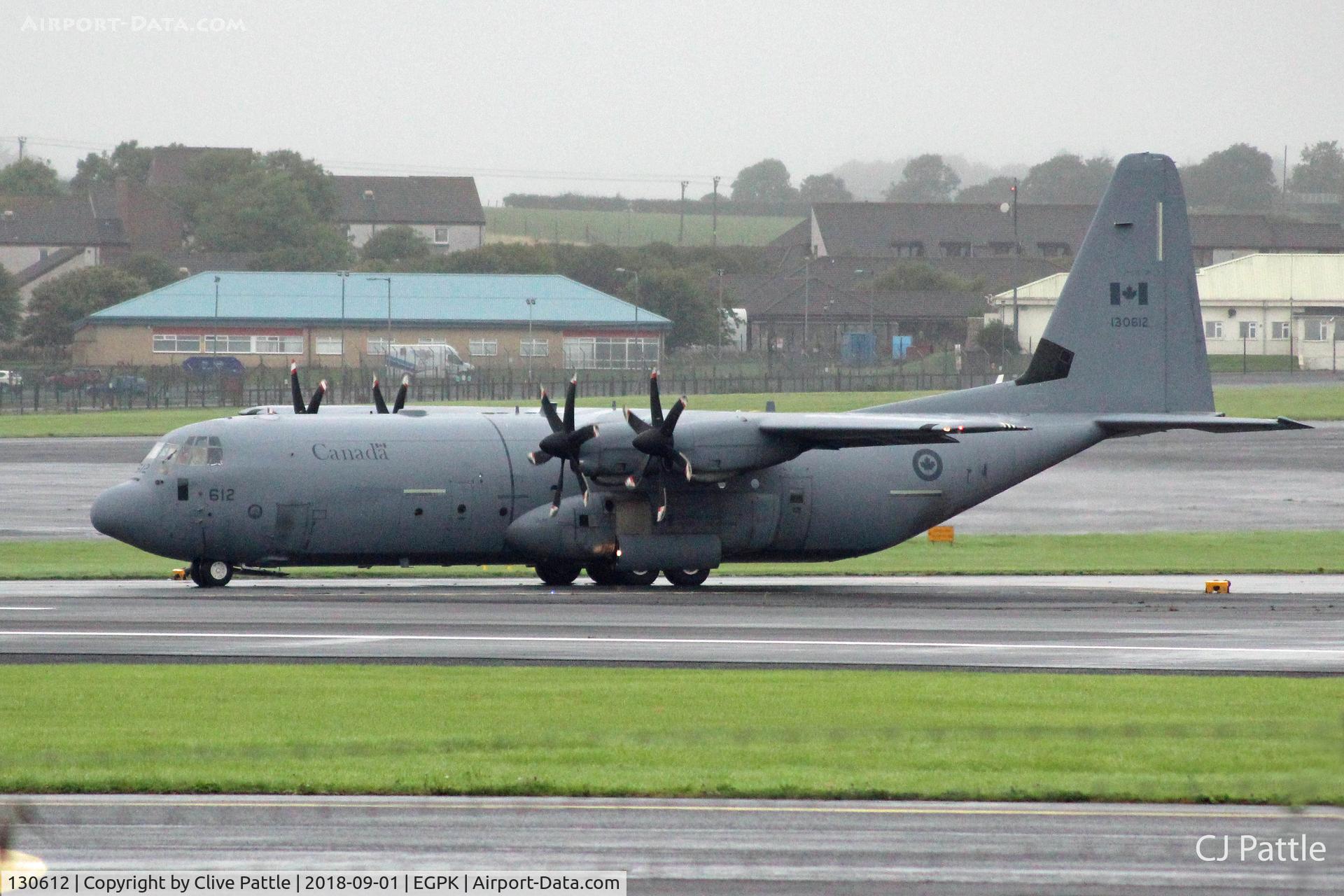 130612, 2011 Lockheed Martin CC-130J-30 Hercules C/N 382-5666, Taxy out at Prestwick