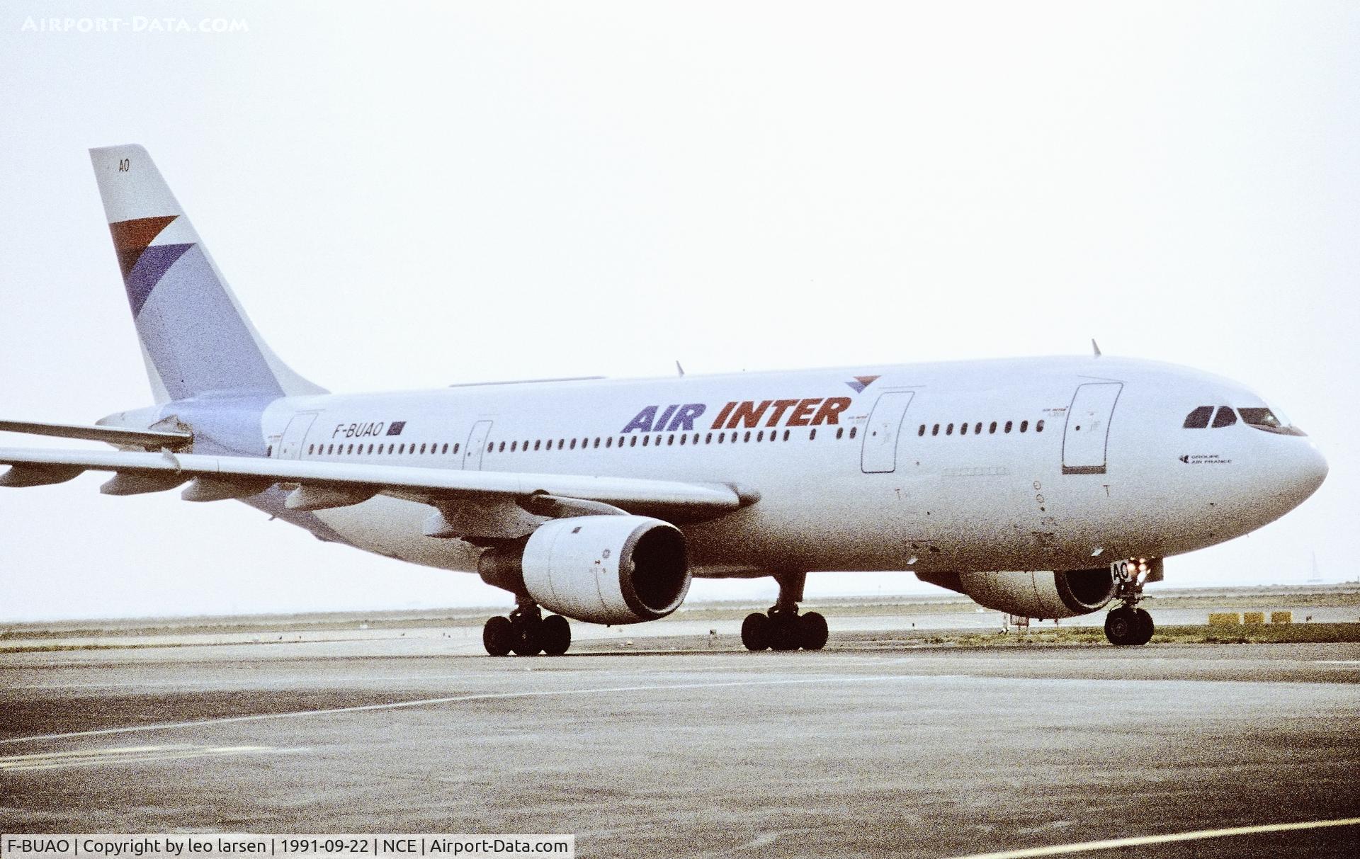 F-BUAO, 1977 Airbus A300B2-1C C/N 48, Nice 22.9.1991