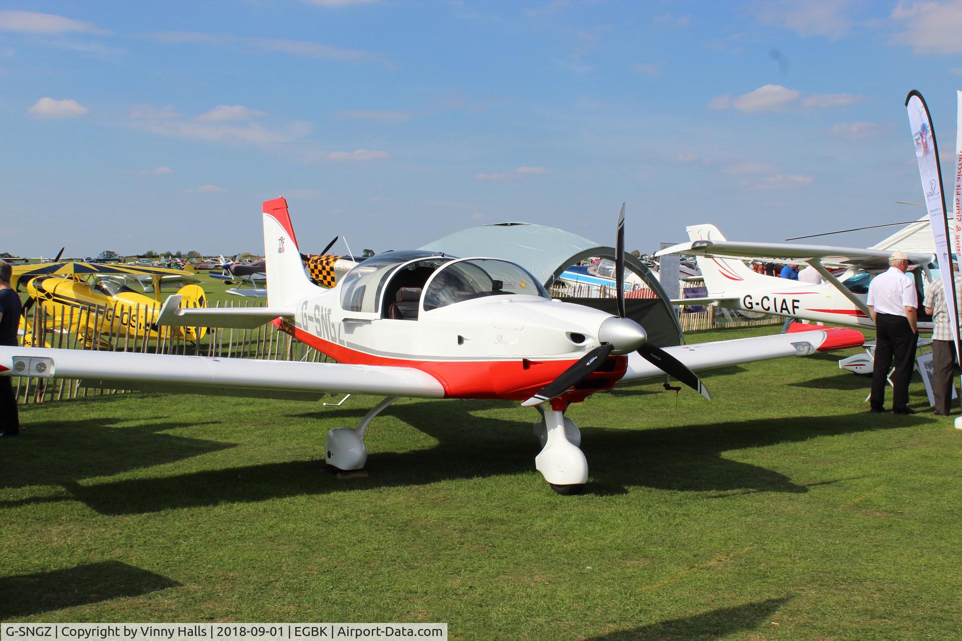 G-SNGZ, 2016 The Airplane Factory Sling 2 C/N LAA 399-15395, Light Aircraft Association, Rally Sywell