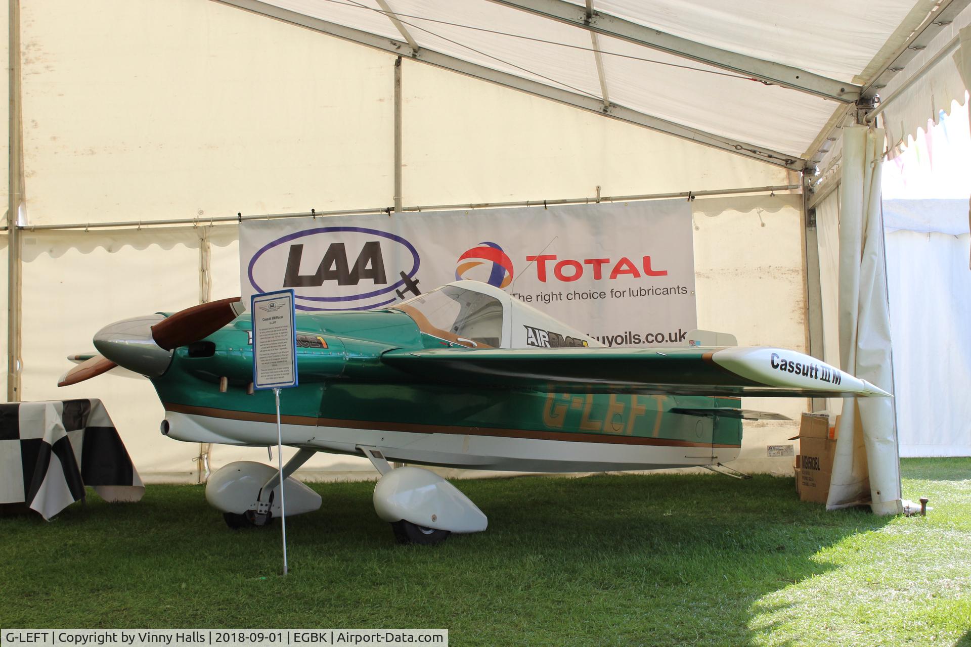 G-LEFT, 2010 Cassutt IIIM Racer C/N LAA 034-14983, Light Aircraft Association, Rally Sywell