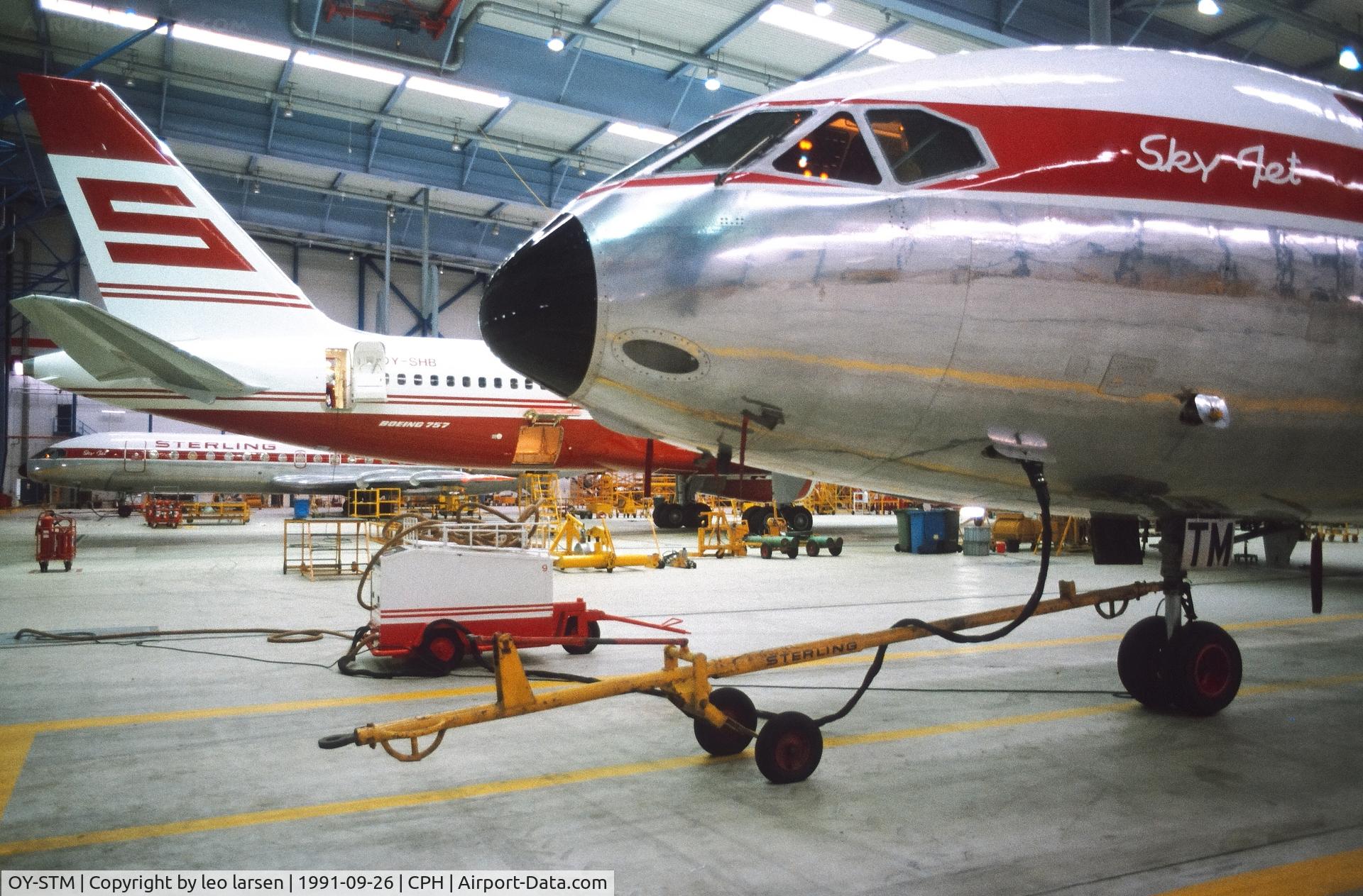 OY-STM, 1970 Sud Aviation SE-210 Caravelle 10B3 Super B C/N 268, Copenhagen 26.9.1991