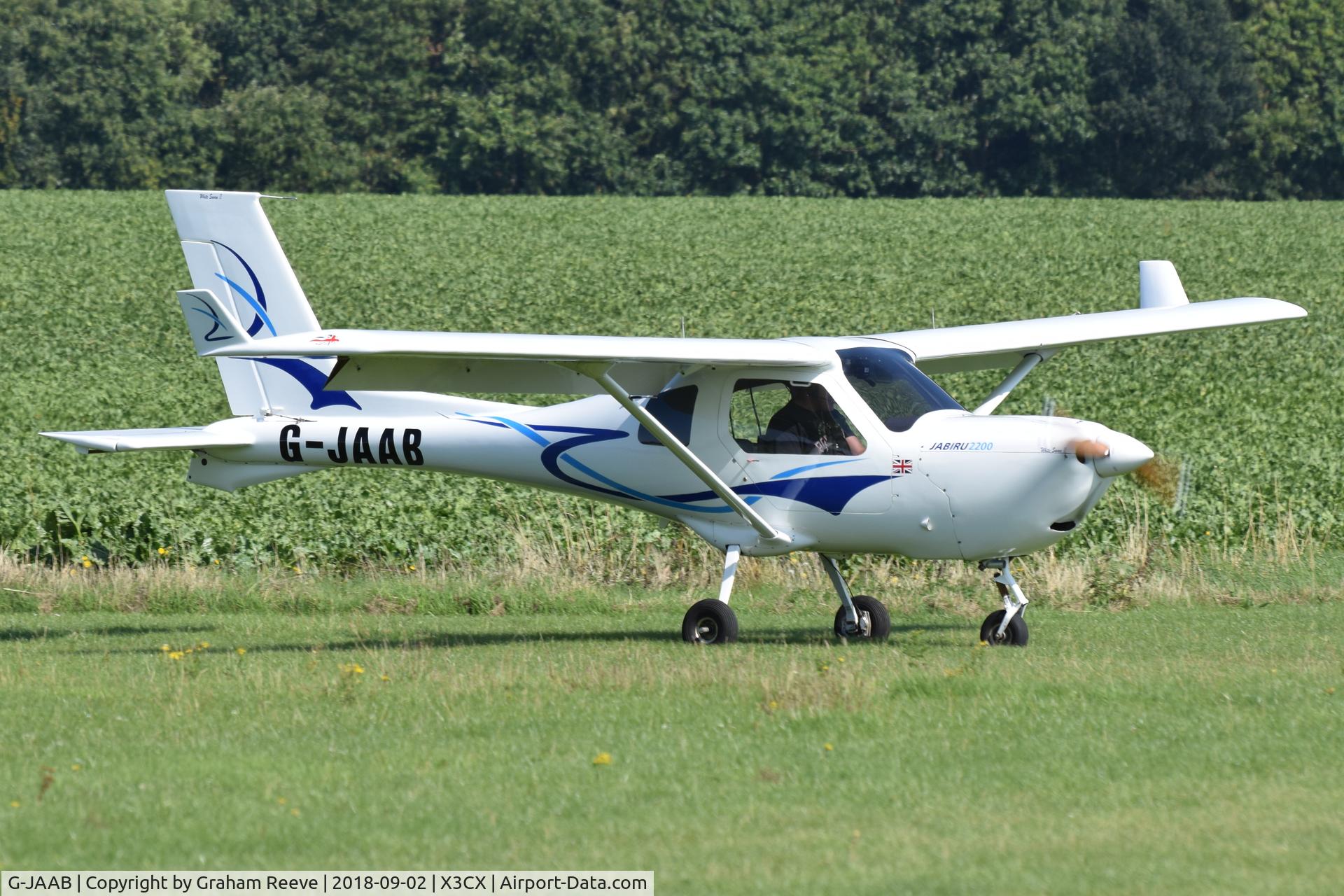 G-JAAB, 2006 Jabiru UL-D C/N 655, Just landed at Northrepps.
