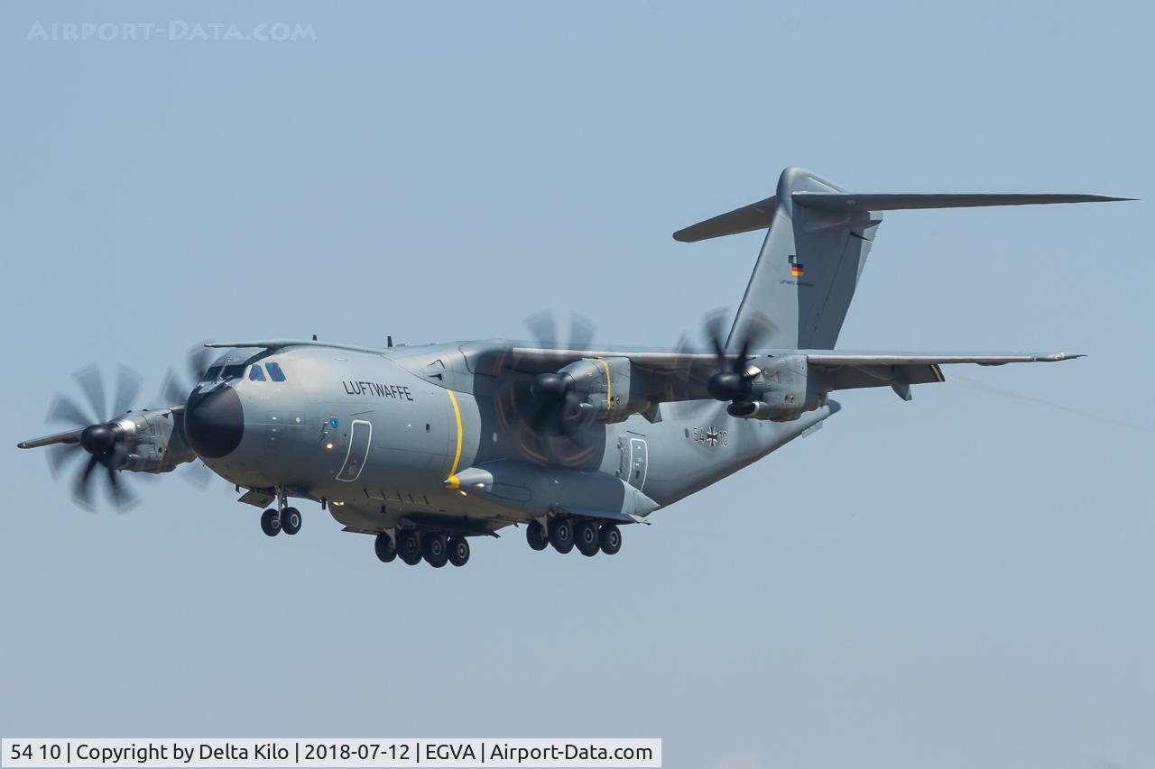 54 10, 2017 Airbus A400M Atlas C/N 049, ARRIVAL