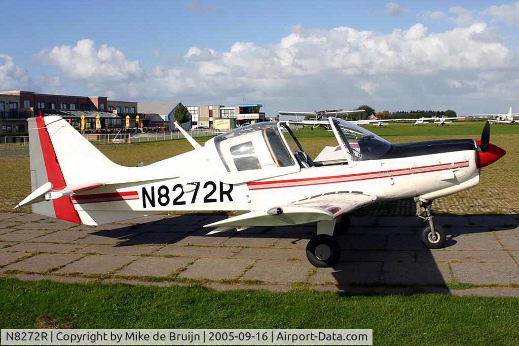 N8272R, 1972 Scottish Aviation Sk.61E Bulldog C/N BH100/164, Photo taken at Texel Airport (The Netherlands) during it's ferryflight from Sweden to the USA.