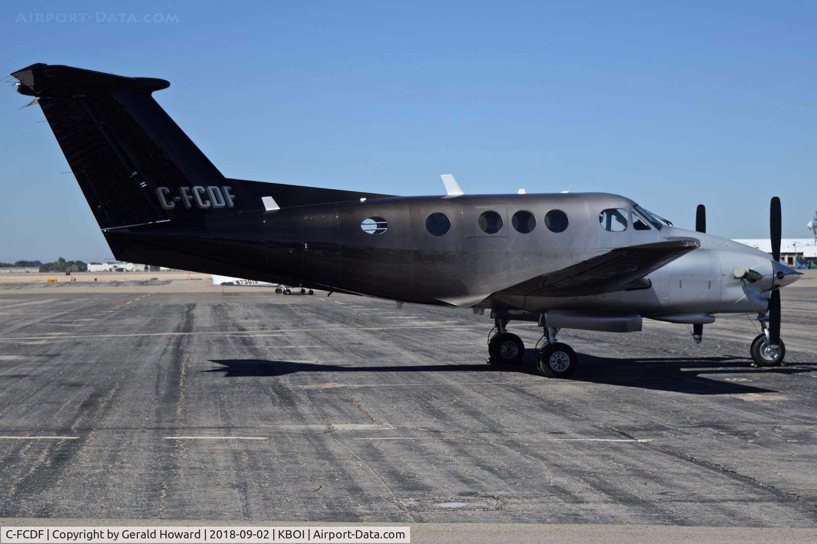 C-FCDF, 1980 Beech F90 King Air C/N LA-81, Parked on the north GA ramp.