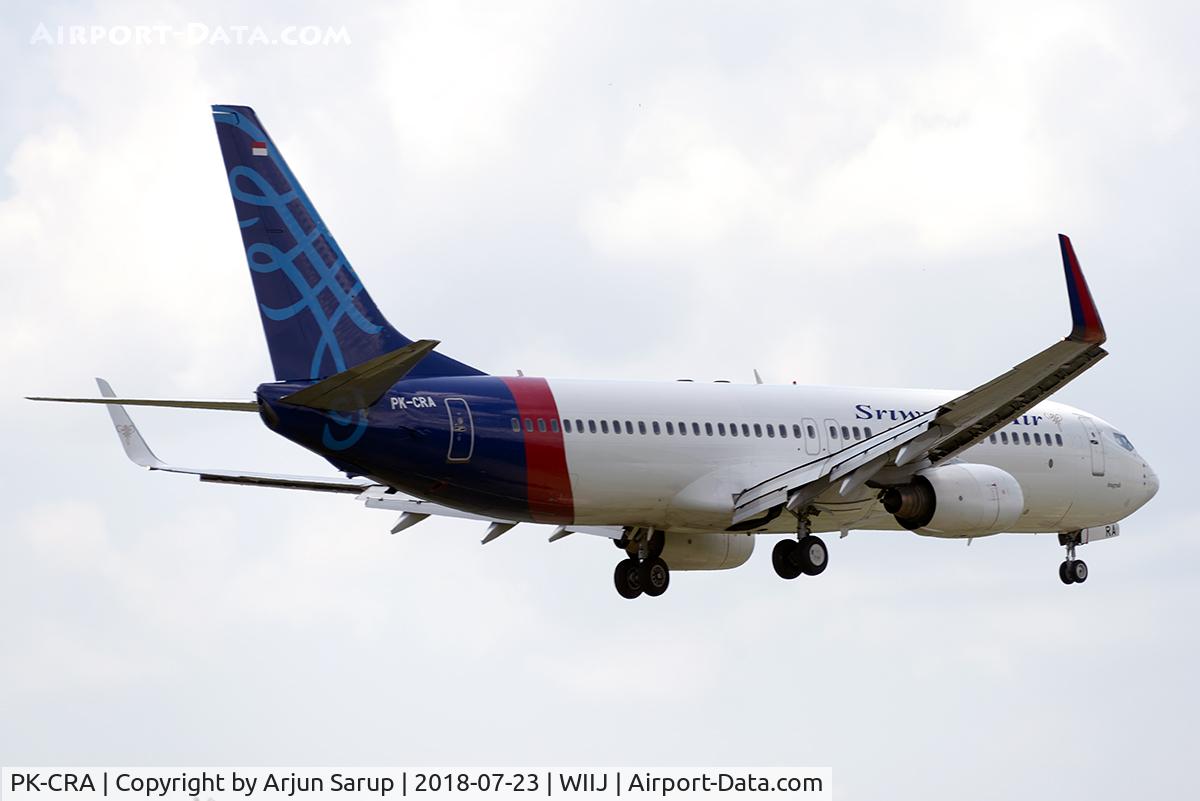 PK-CRA, 2008 Boeing 737-86N C/N 35226, On final approach at Yogyakarta.