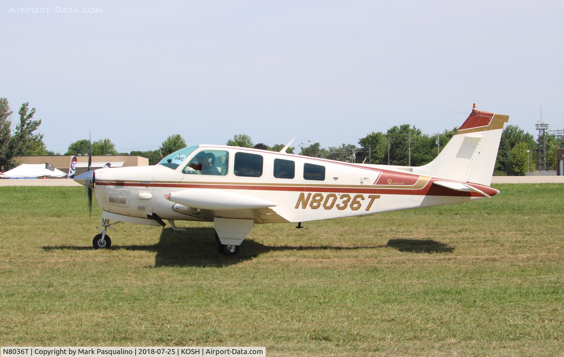 N8036T, 1980 Beech A36TC Bonanza 36 C/N EA-150, Beech A36TC