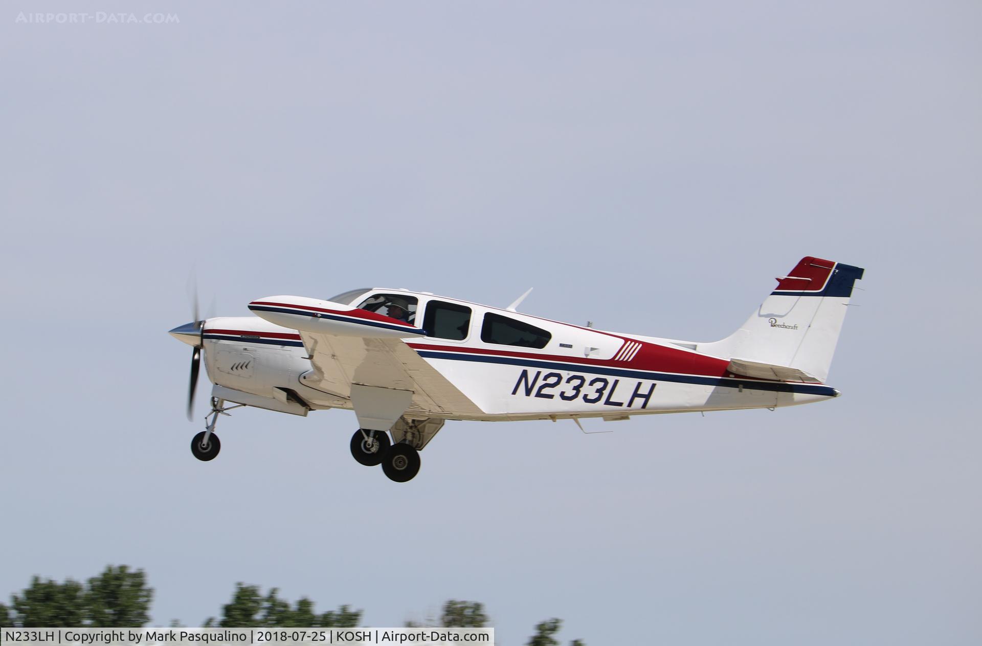N233LH, 1974 Beech F33A Bonanza C/N CE-550, Beech F33A
