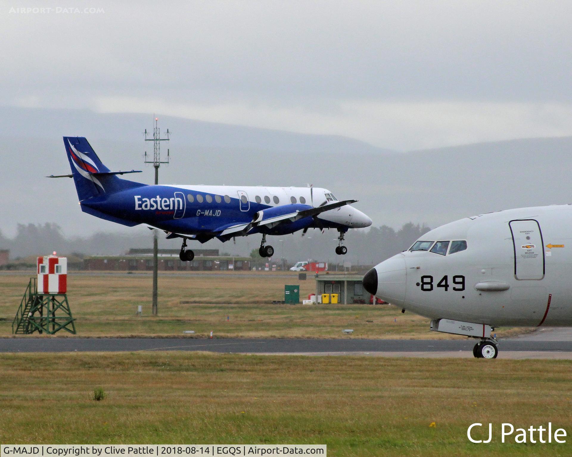 G-MAJD, 1992 British Aerospace Jetstream 41 C/N 41006, On MOD duty at RAF Lossiemouth