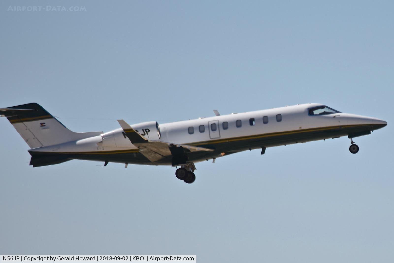 N56JP, 2001 Learjet 45 C/N 183, Climb out from RWY 28L.
