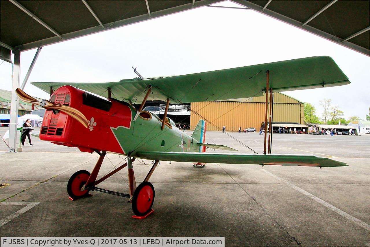 F-JSBS, Royal Aircraft Factory SE-5A Replica C/N 5, Royal Aircraft Factory SE-5A, Static display, Bordeaux-Mérignac Air Base 106 (LFBD-BOD) Open day 2017