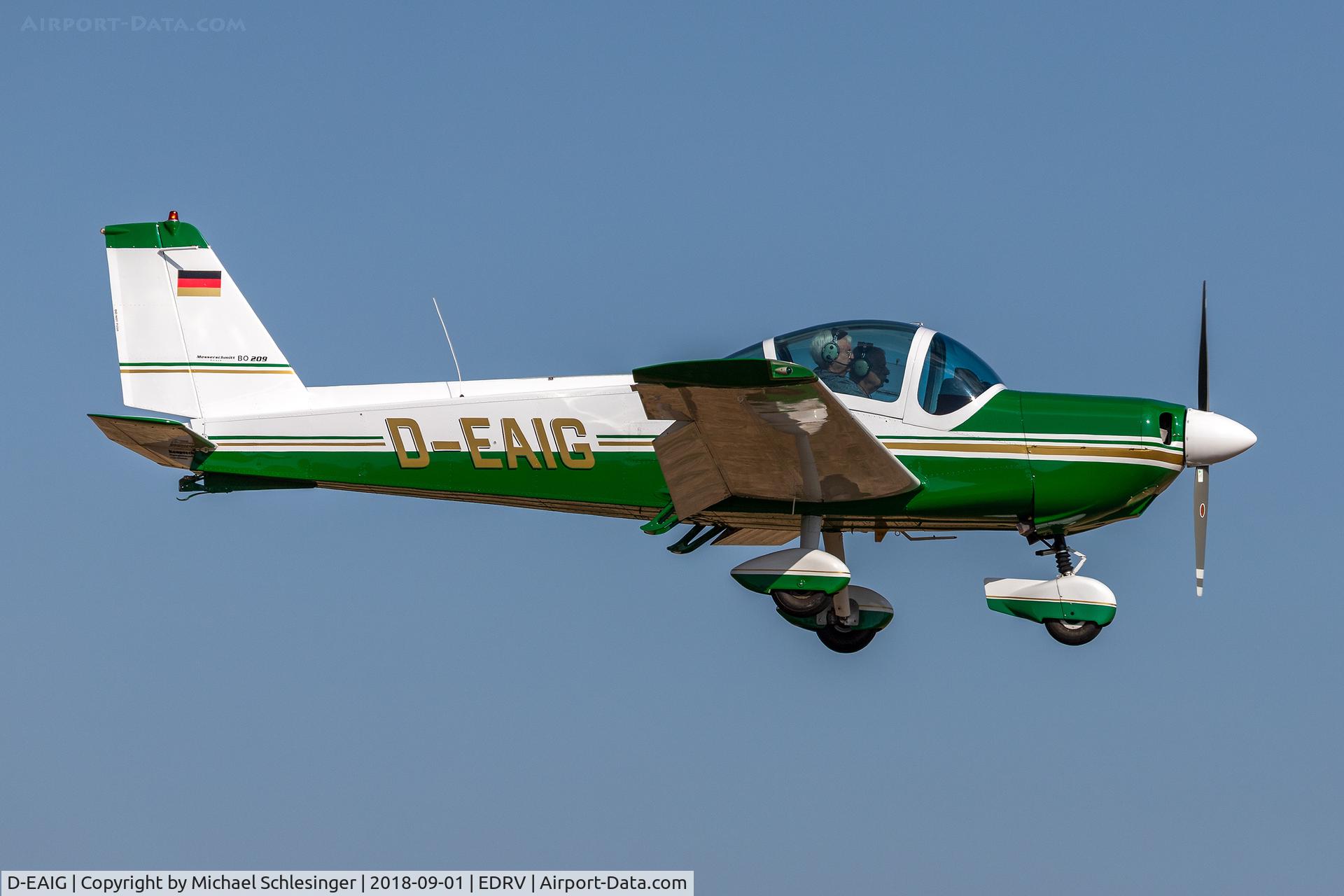 D-EAIG, 1972 Bolkow Bo-209 Monsun C/N 191, D-EAIG - Bölkow BO.209 Monsun @ Airfield EDRV - Wershofen/Eifel