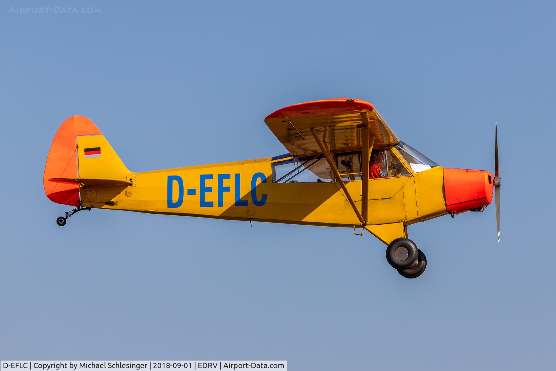 D-EFLC, 1954 Piper L-18C Super Cub (PA-18-95) C/N 18-3422, D-EFLC - Piper PA-18 (L-18C) Super-Cub @ Airfield EDRV - Wershofen/Eifel