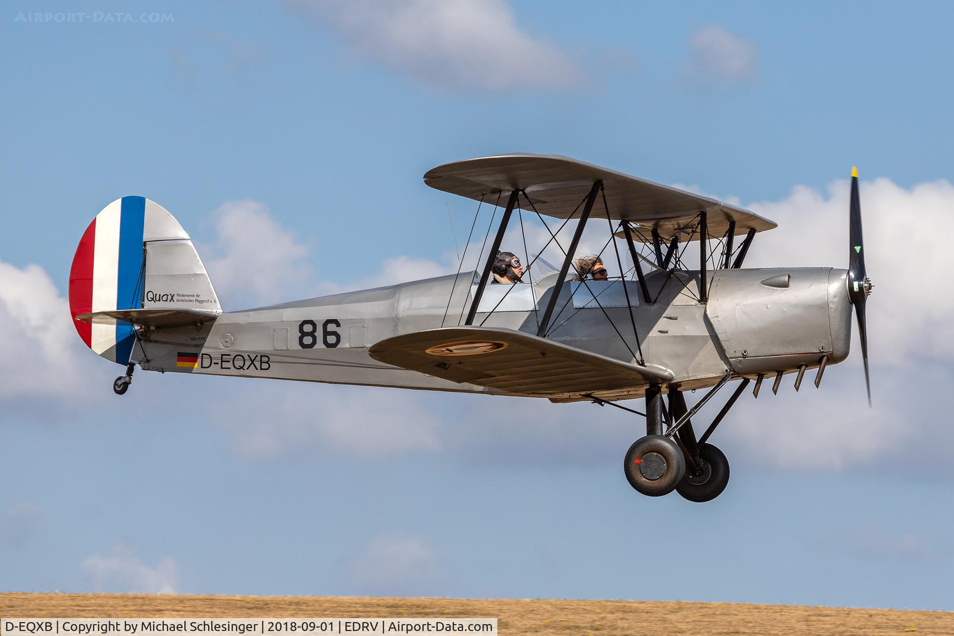 D-EQXB, 1949 Stampe-Vertongen SV-4C C/N 1086, D-EQXB - Stampe & Vertongen SV-4C @ Airfield EDRV - Wershofen/Eifel