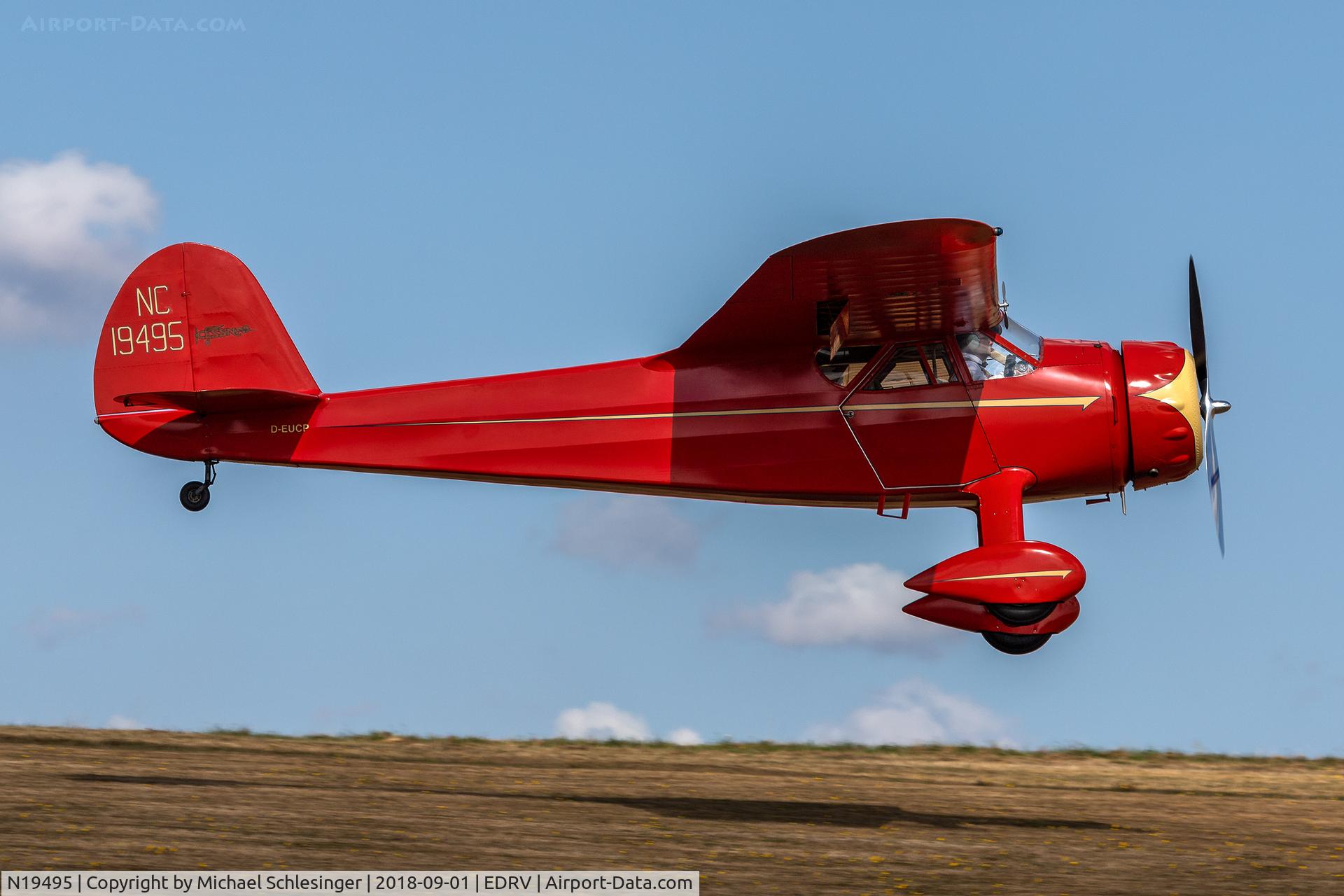 N19495, 1939 Cessna C-145 Airmaster C/N 463, N19495 - Cessna C-145 Airmaster @ Airfield EDRV - Wershofen/Eifel