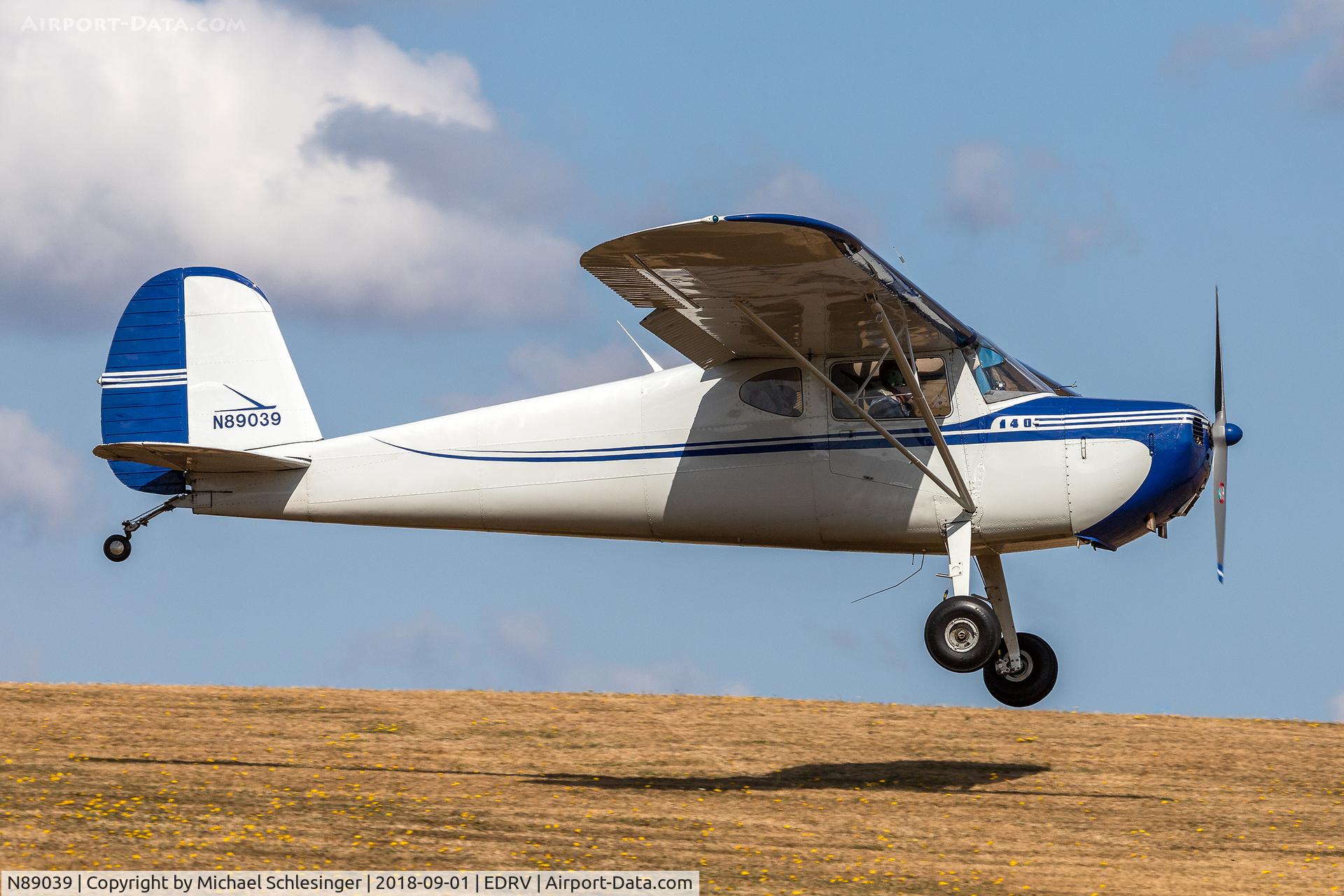 N89039, 1946 Cessna 140 C/N 8043, N89039 - Cessna 140 @ Airfield EDRV - Wershofen/Eifel