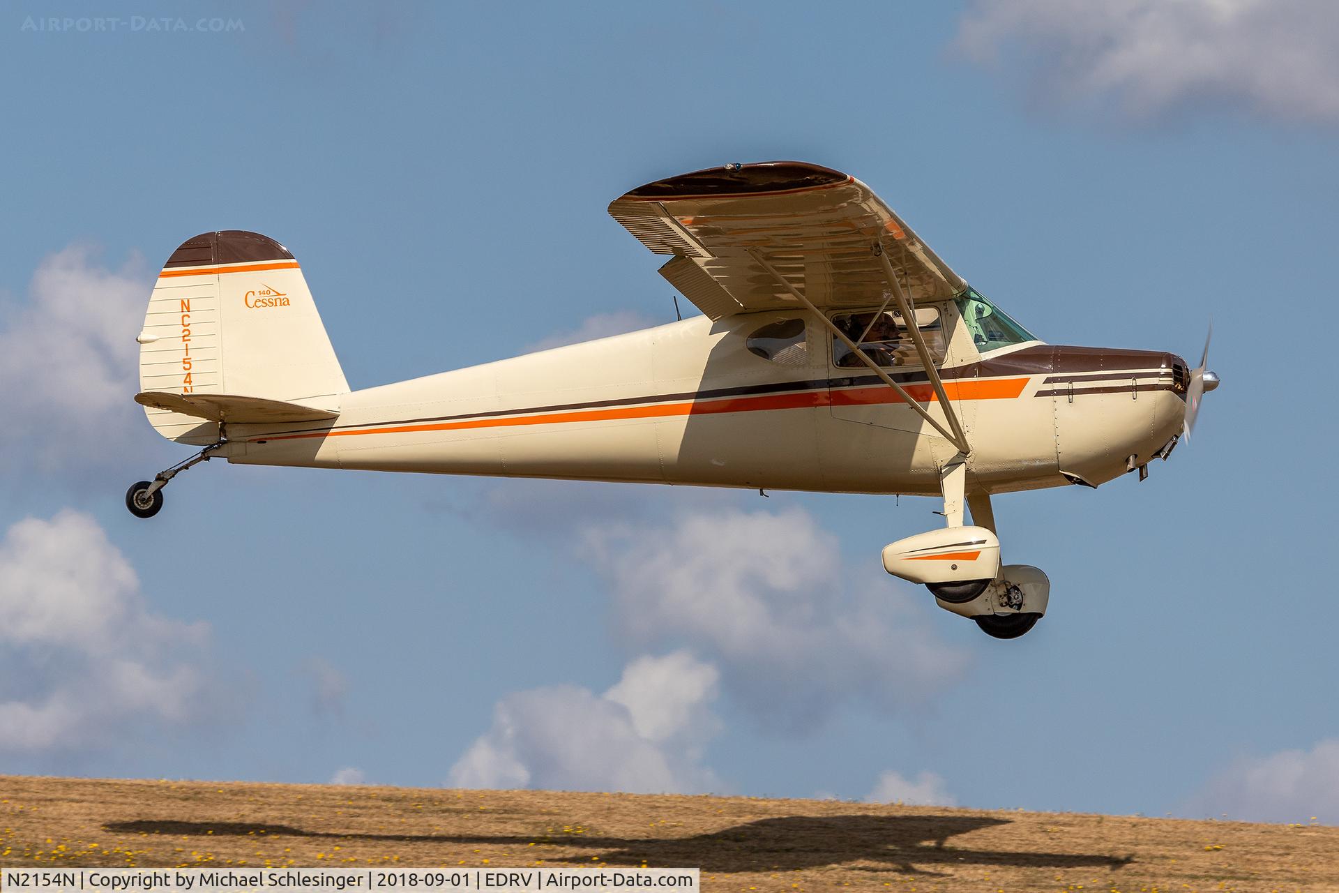 N2154N, 1947 Cessna 140 C/N 12390, NC2154N - Cessna 140 @ Airfield EDRV - Wershofen/Eifel