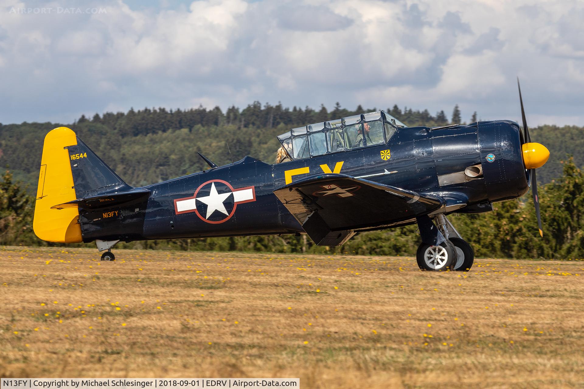N13FY, 1942 North American AT-6A Texan C/N 78-6922, N13FY - North American AT-6 Texan @ Airfield EDRV - Wershofen/Eifel