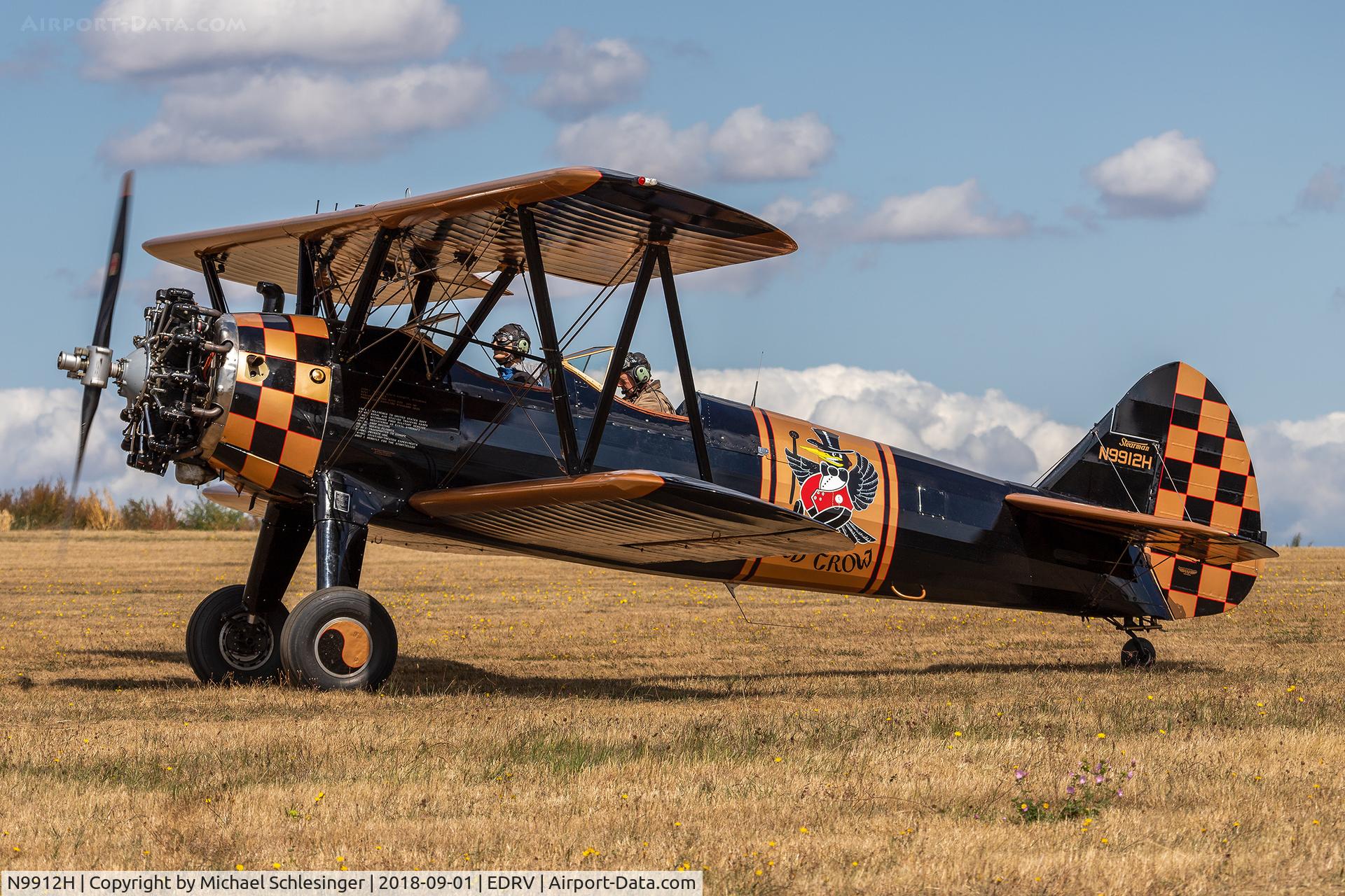 N9912H, 1943 Boeing N2S-3 Kaydet (B75N1) C/N 75-7213, N9912H - Boeing 75N1 Stearman @ Airfield EDRV - Wershofen/Eifel