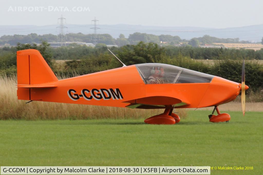 G-CGDM, 2009 Sonex Sonex C/N PFA 337-14761, Sonex Sonex in new paintwork at Fishburn Airfield, UK. August 30th 2018.