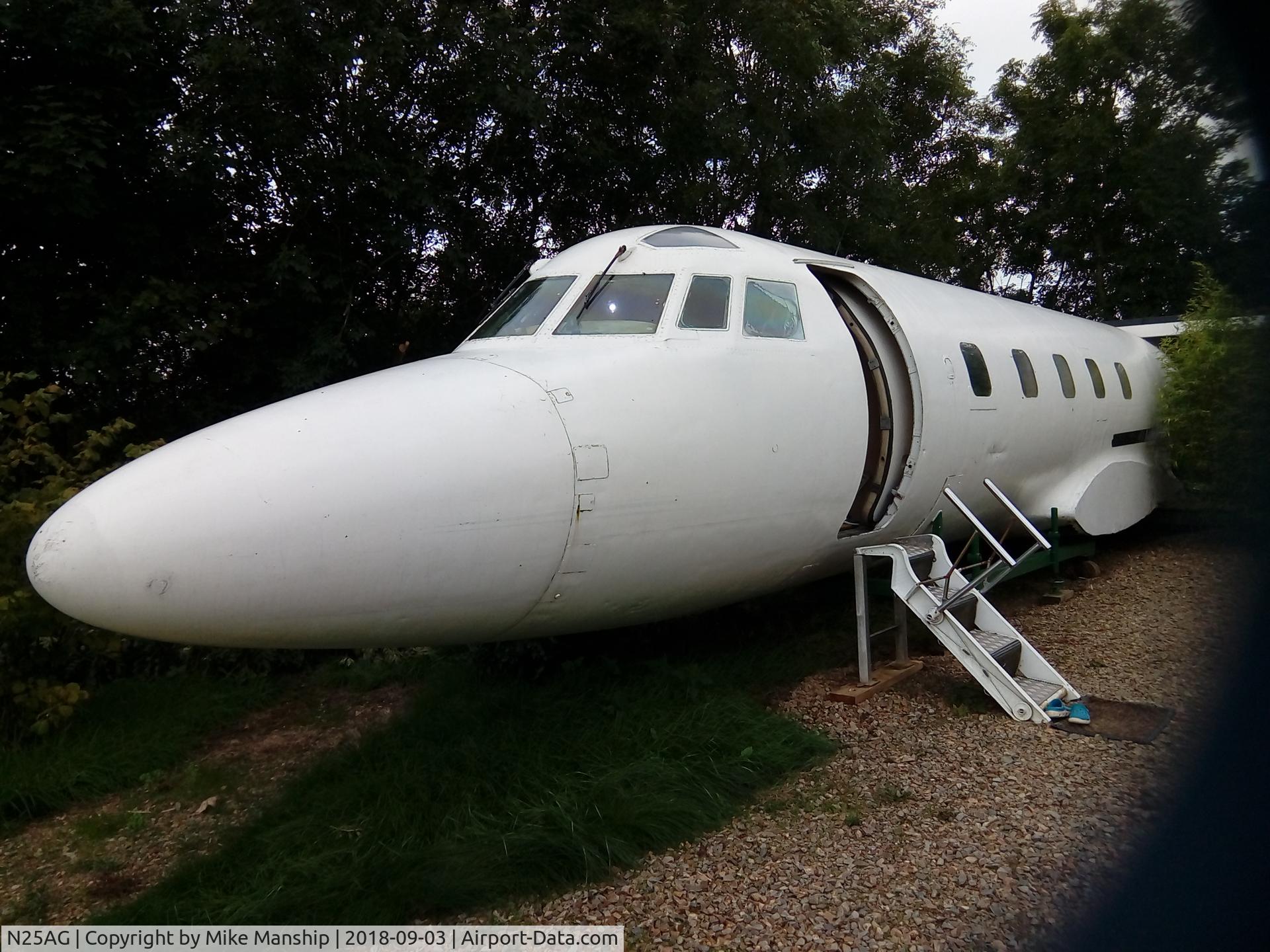 N25AG, 1980 De Havilland Canada DHC-7-102 Dash 7 C/N 25, Final resting place Apple Camping Pembrokeshire Wa!es UK