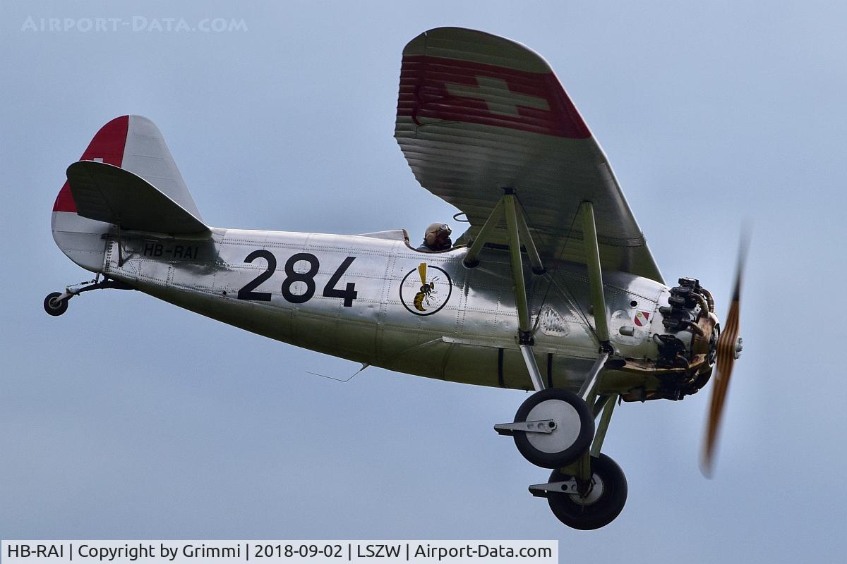 HB-RAI, 1931 Dewoitine D.26 C/N 276, Now officially named to the city of Thun - AirThun airshow and Bückermeet 2018