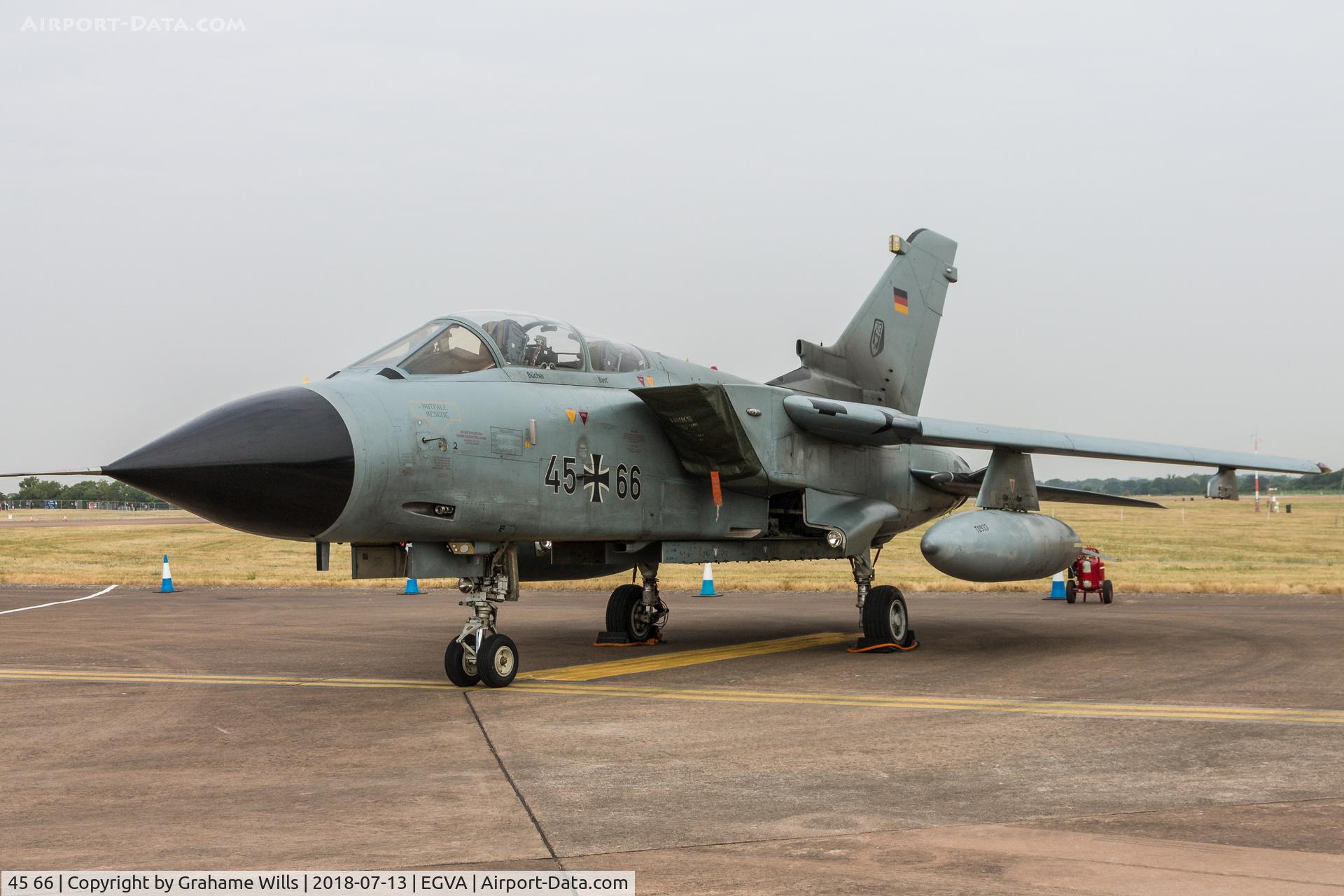 45 66, Panavia Tornado IDS C/N 667/GS210/4266, Panavia Tornado IDS 4566 TLG-33 German AF, Fairford 13/7/18