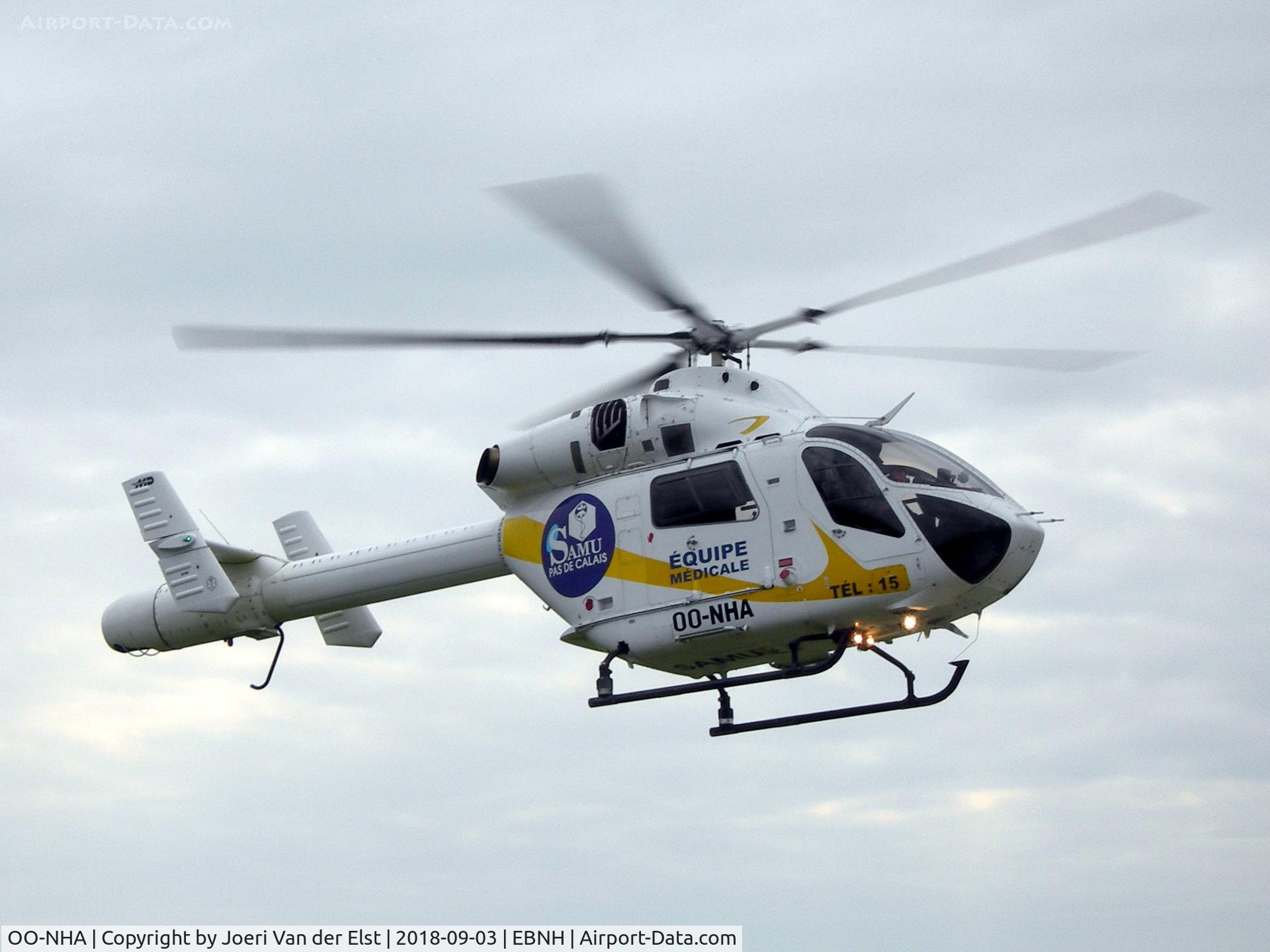 OO-NHA, 2008 MD Helicopters MD-900 Explorer C/N 900-00129, Samu Pas de Calais. Noordzee Helikopters Vlaanderen