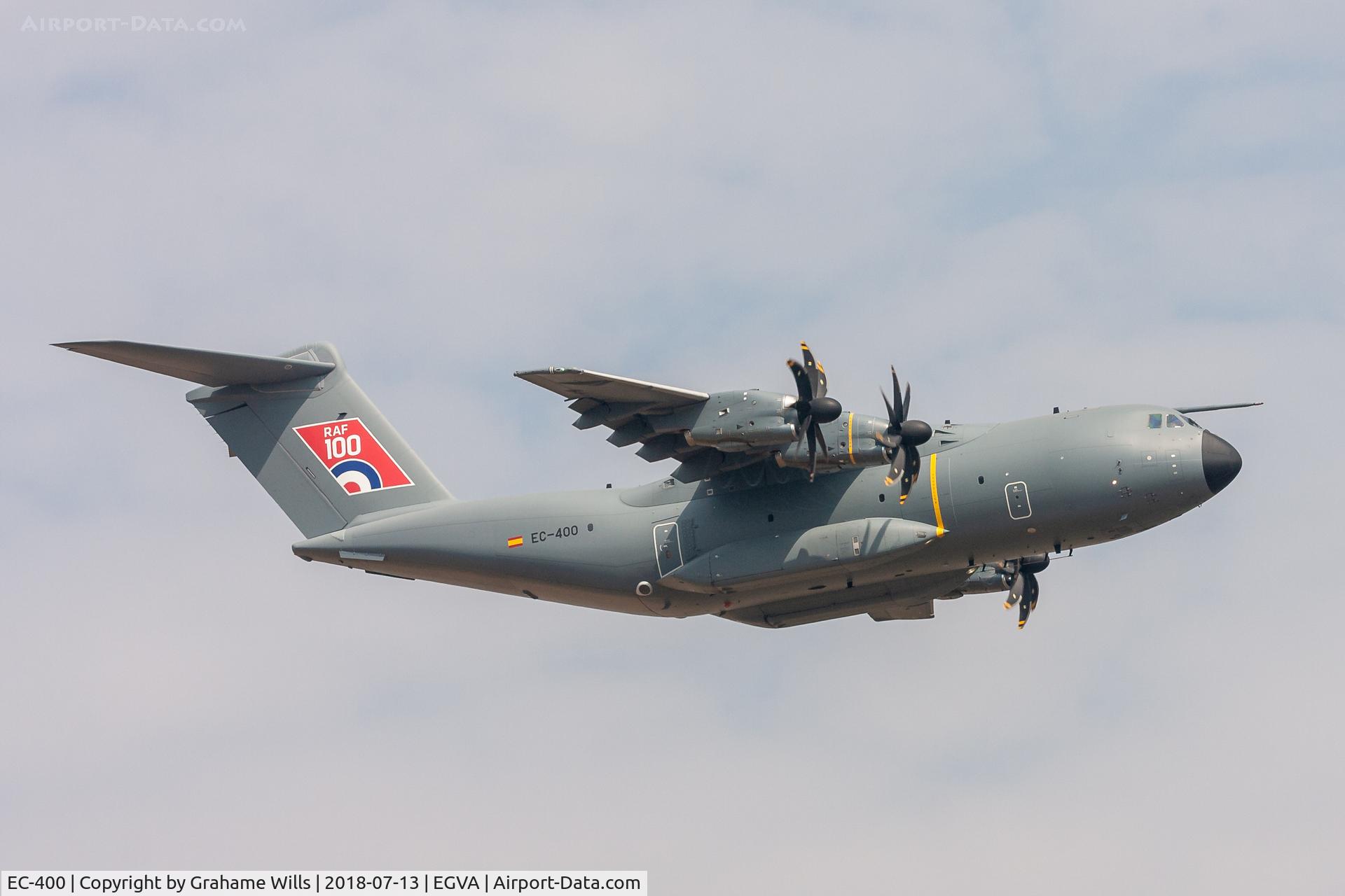EC-400, 2015 Airbus A400M Atlas C/N 022, Airbus A400M Atlas EC-400 Airbus Defence and Space, Fairford 13/7/18