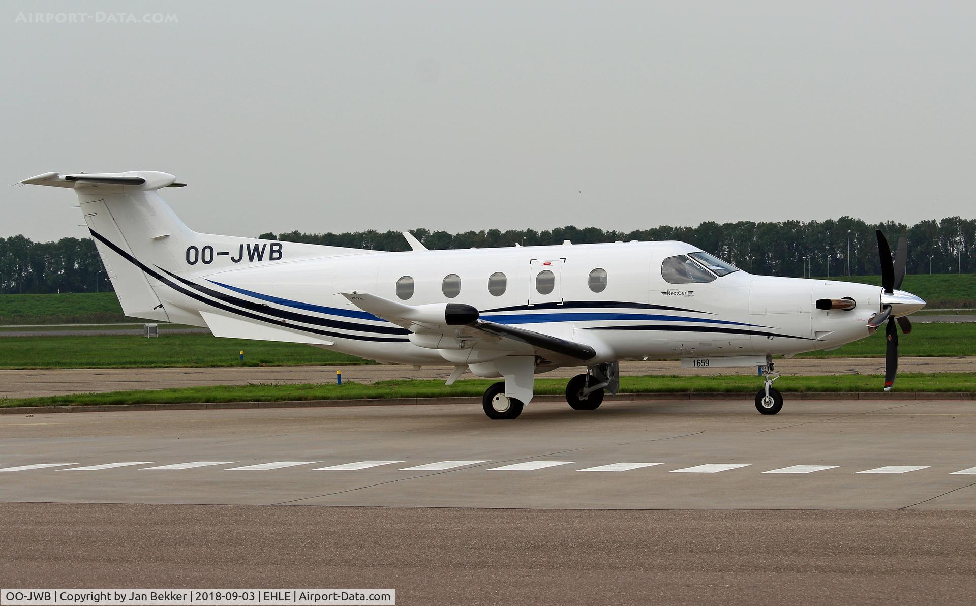 OO-JWB, 2016 Pilatus PC-12/47E C/N 1659, Lelystad Airport